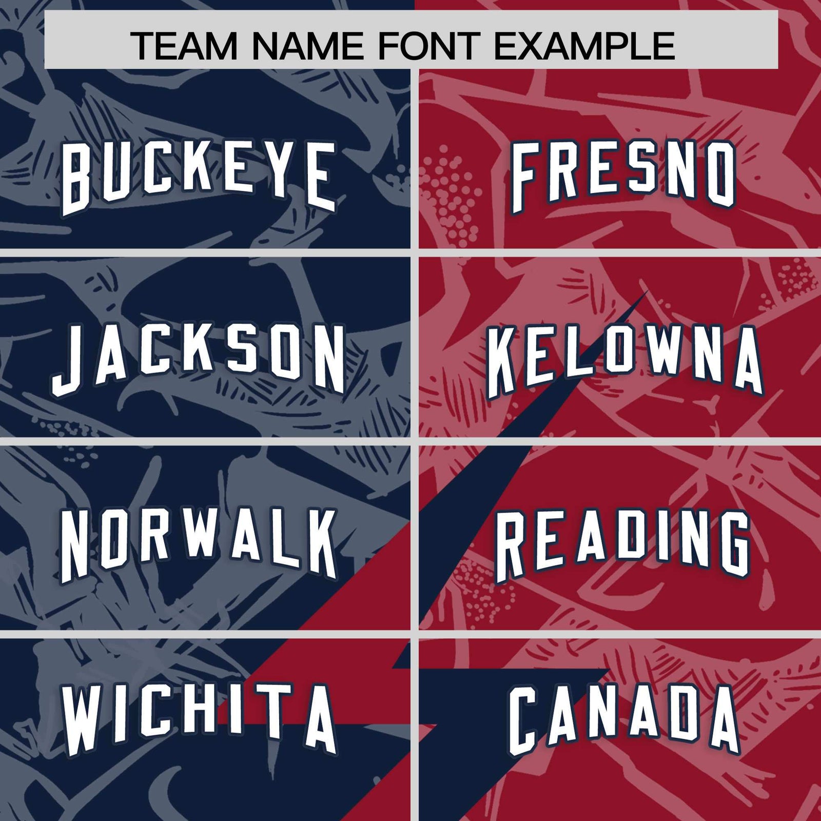 Custom Navy Cardinal Split Personalized Lightning Pattern Football Jersey