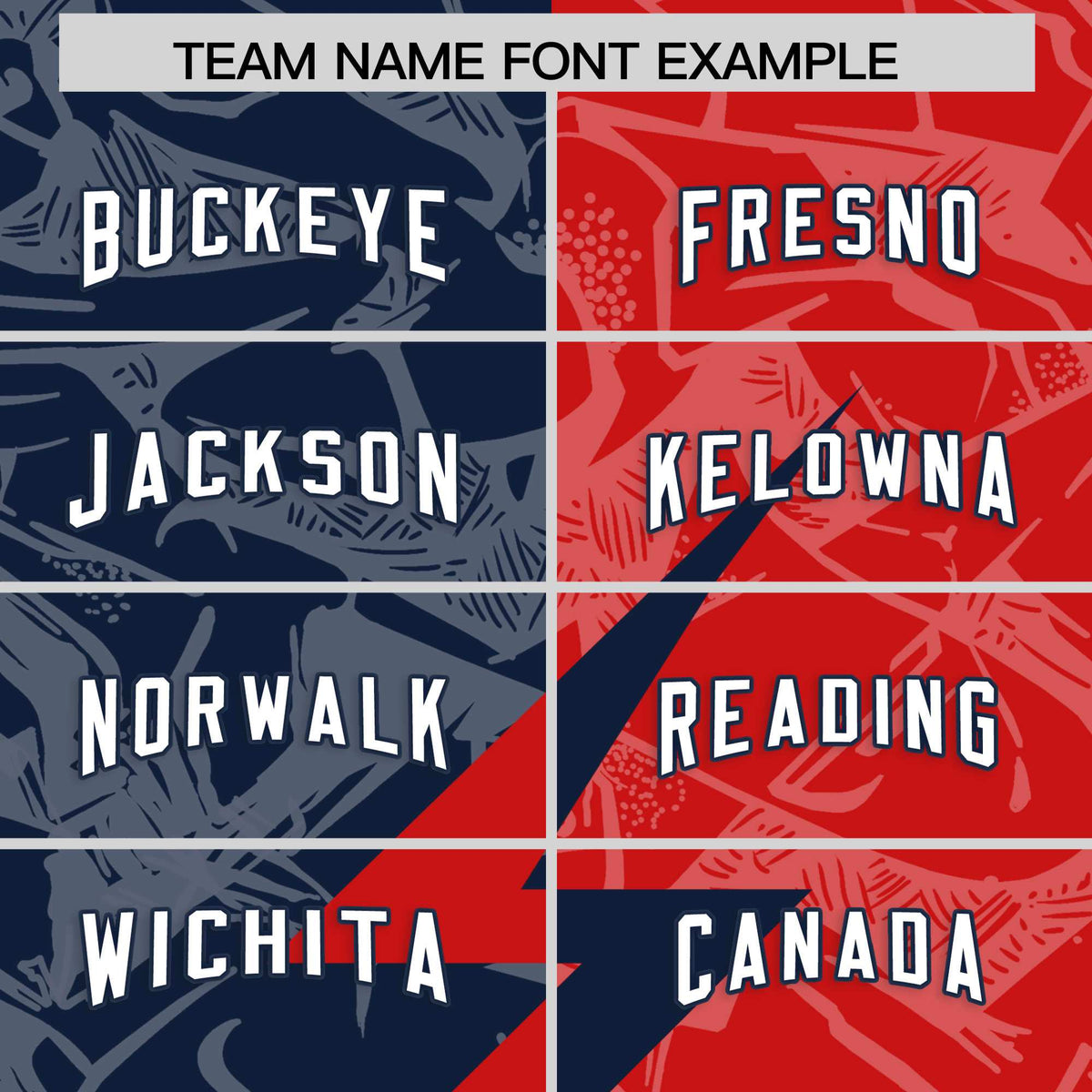 Custom Red Navy Split Personalized Lightning Pattern Football Jersey