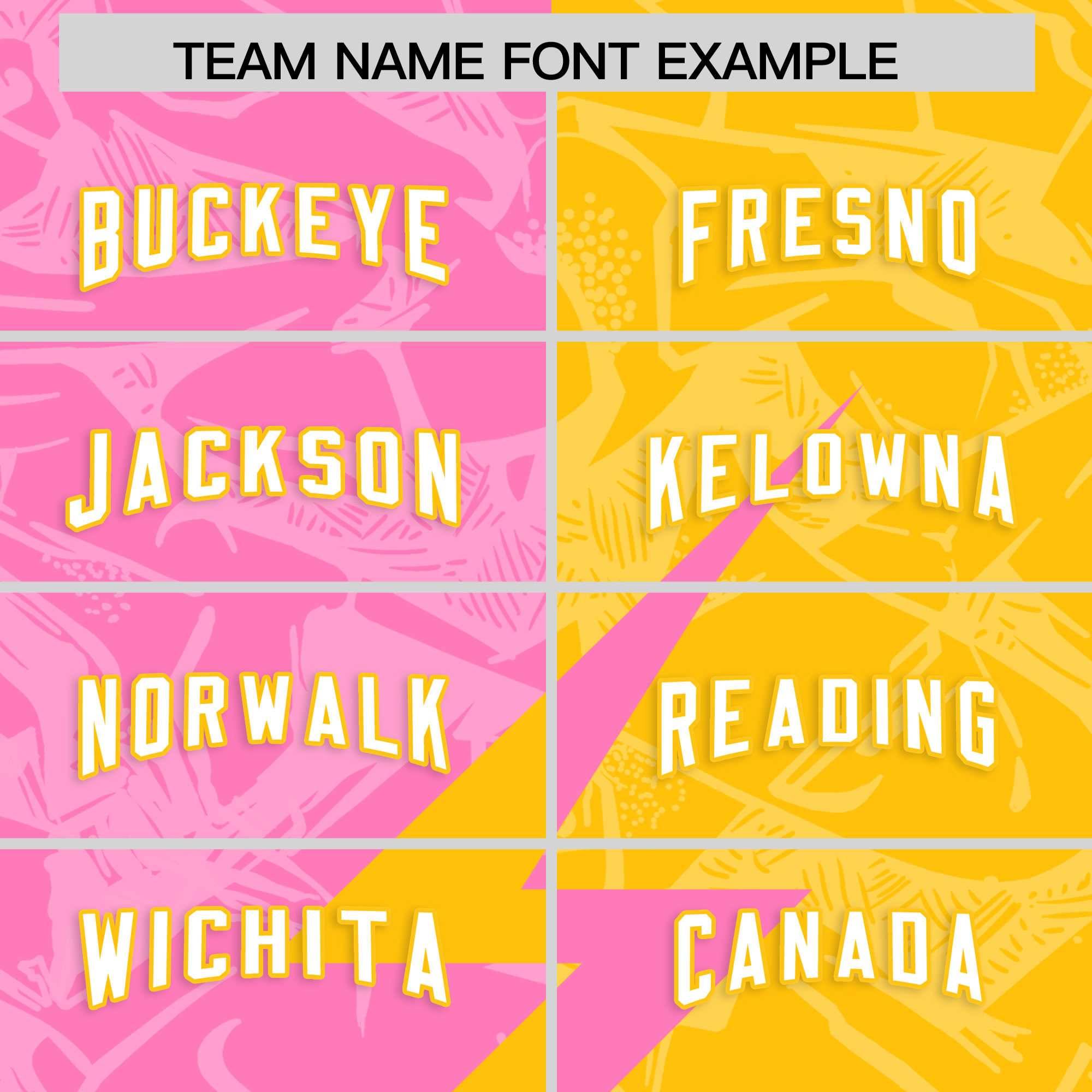 Custom Yellow Pink Split Personalized Lightning Pattern Football Jersey