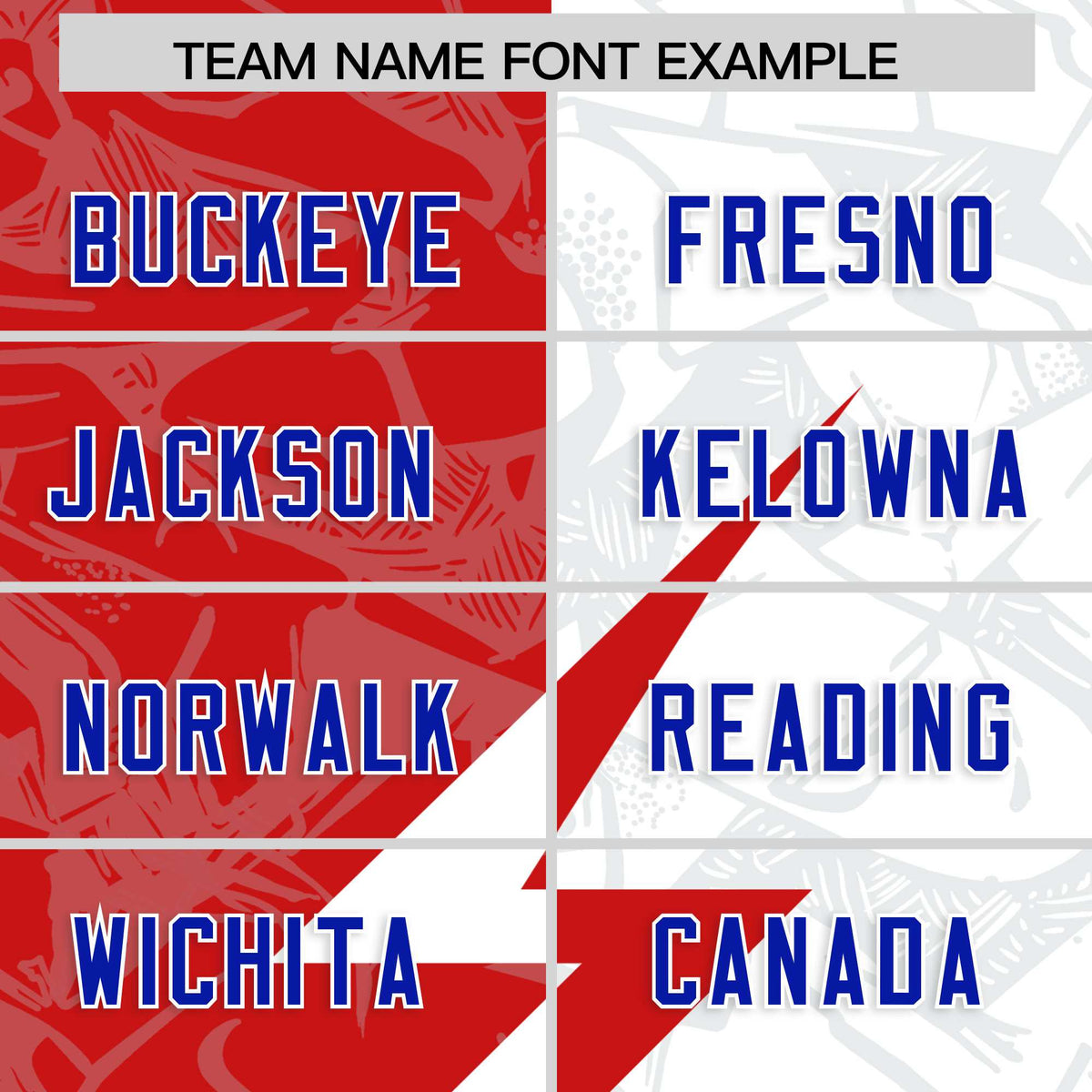 Custom White Red Split Personalized Lightning Pattern Football Jersey