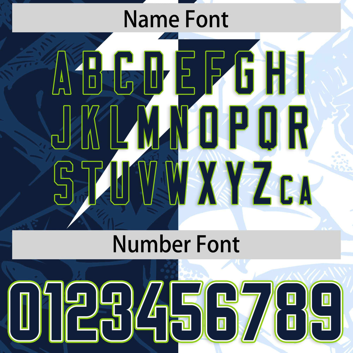 Custom White Navy Split Personalized Lightning Pattern Football Jersey