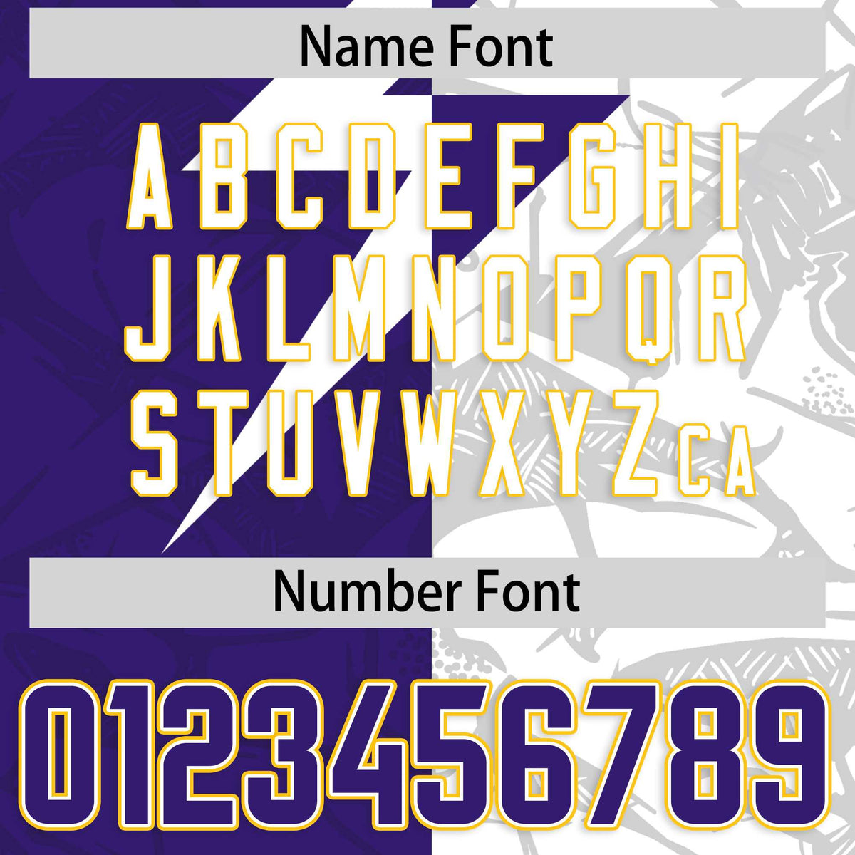 Custom Purple White Split Personalized Lightning Pattern Football Jersey