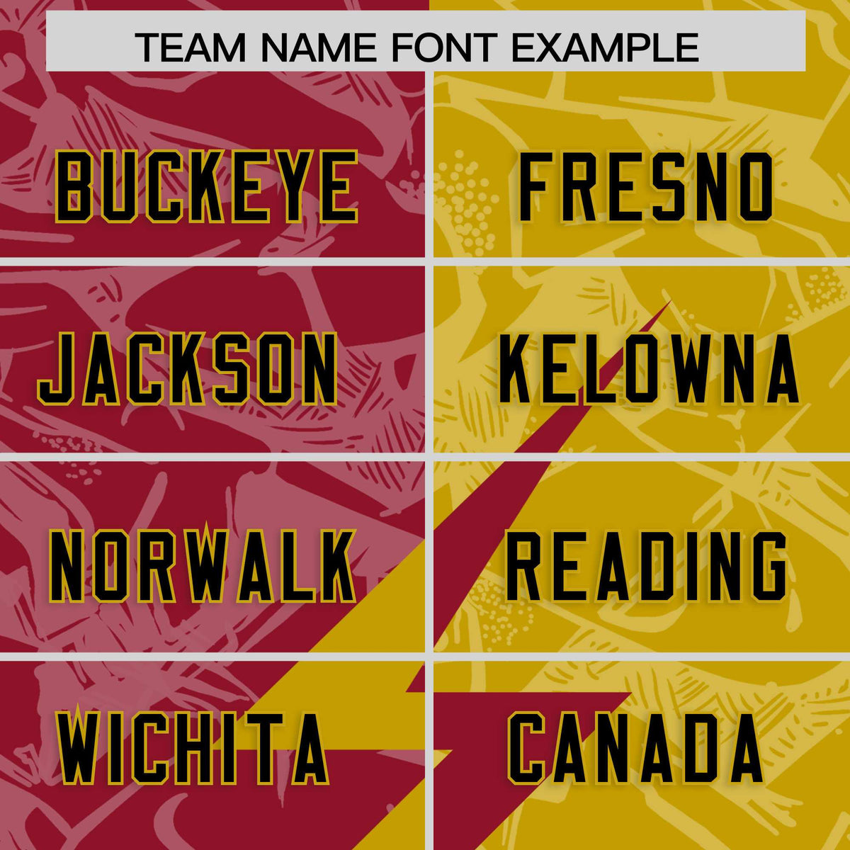 Custom Old Gold Cardinal Split Personalized Lightning Pattern Football Jersey