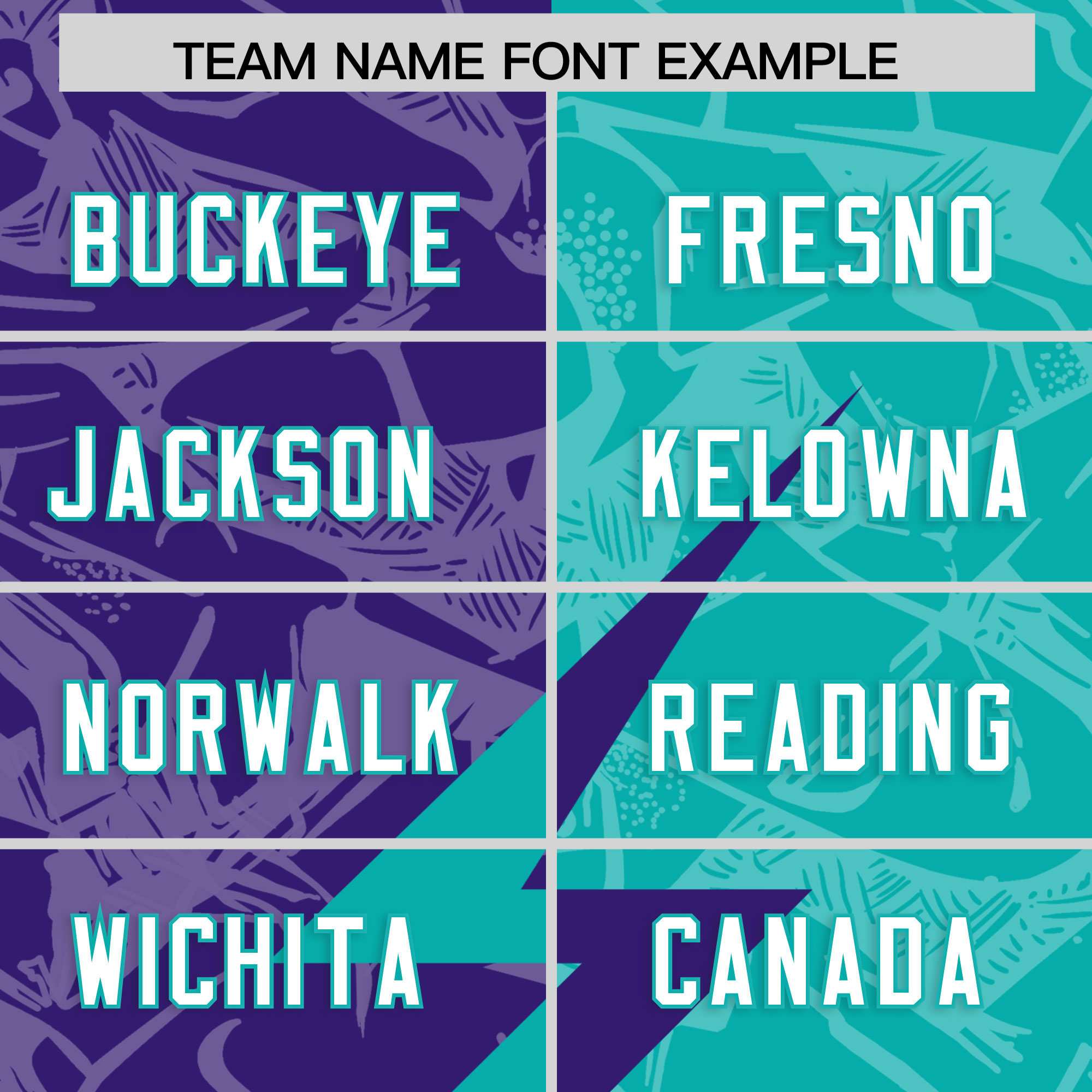 Custom Aqua Purple Split Personalized Lightning Pattern Football Jersey