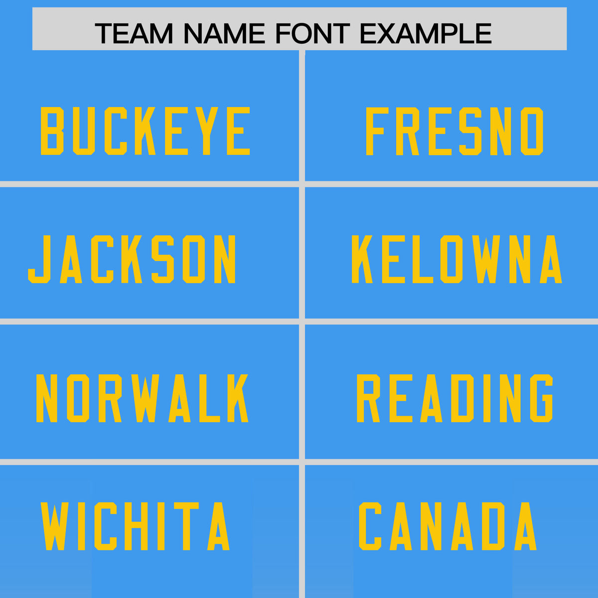 Custom Light Blue Yellow Vertical Width Stripe Gradient Fashion Personalized Team Football Jersey