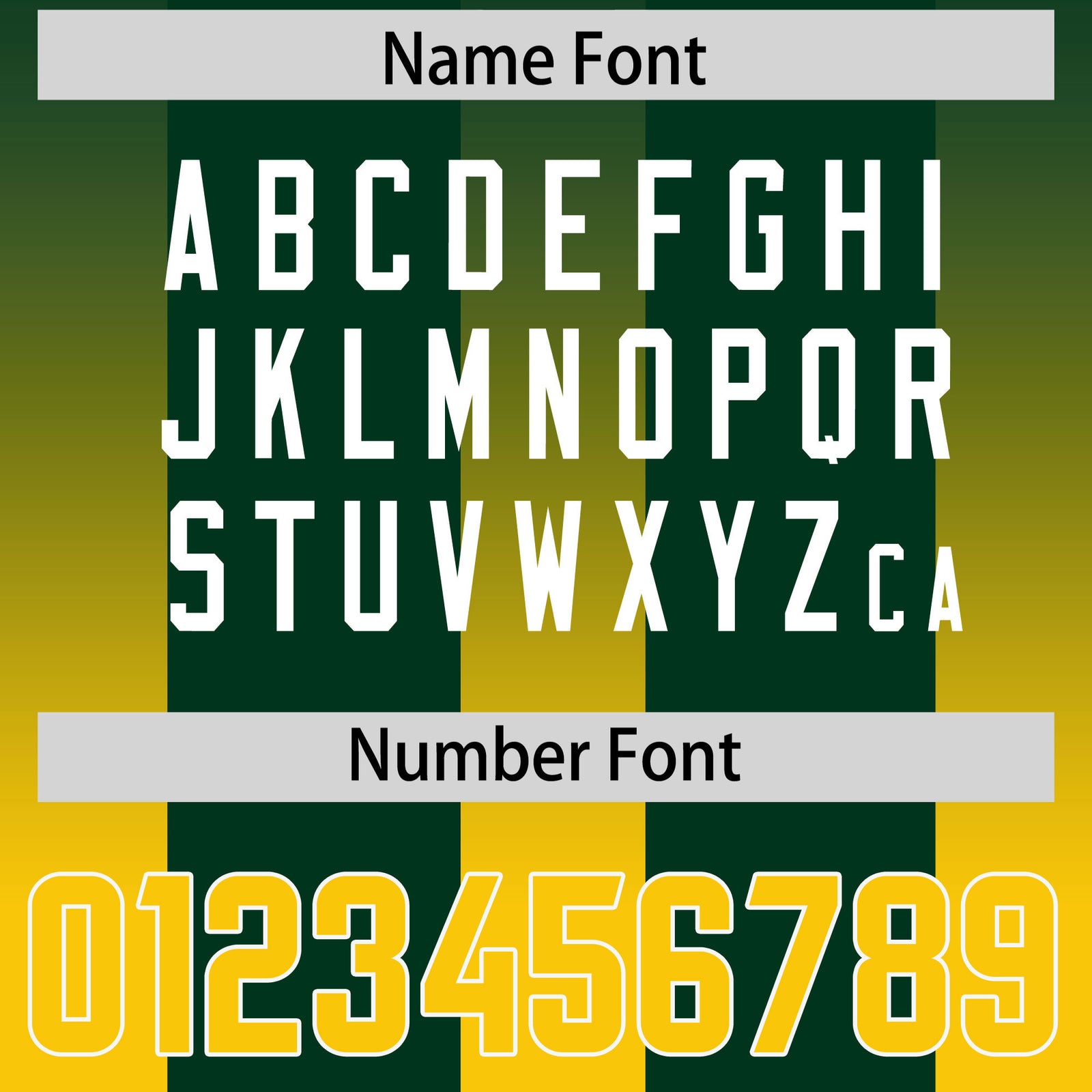 Custom Green Yellow Vertical Width Stripe Gradient Fashion Personalized Team Football Jersey