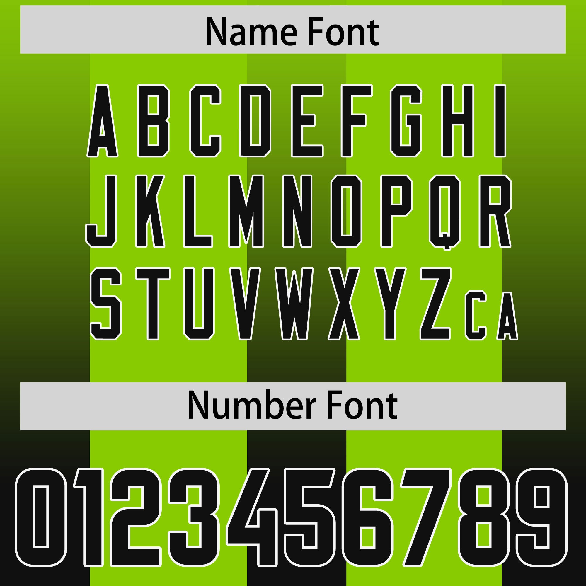 Custom Neon Green Black Vertical Width Stripe Gradient Fashion Personalized Team Football Jersey