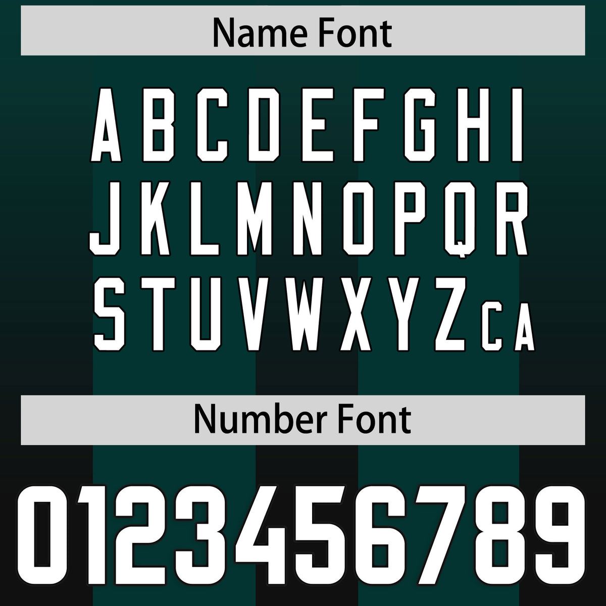 Custom Midnight Green Black Vertical Width Stripe Gradient Fashion Personalized Team Football Jersey