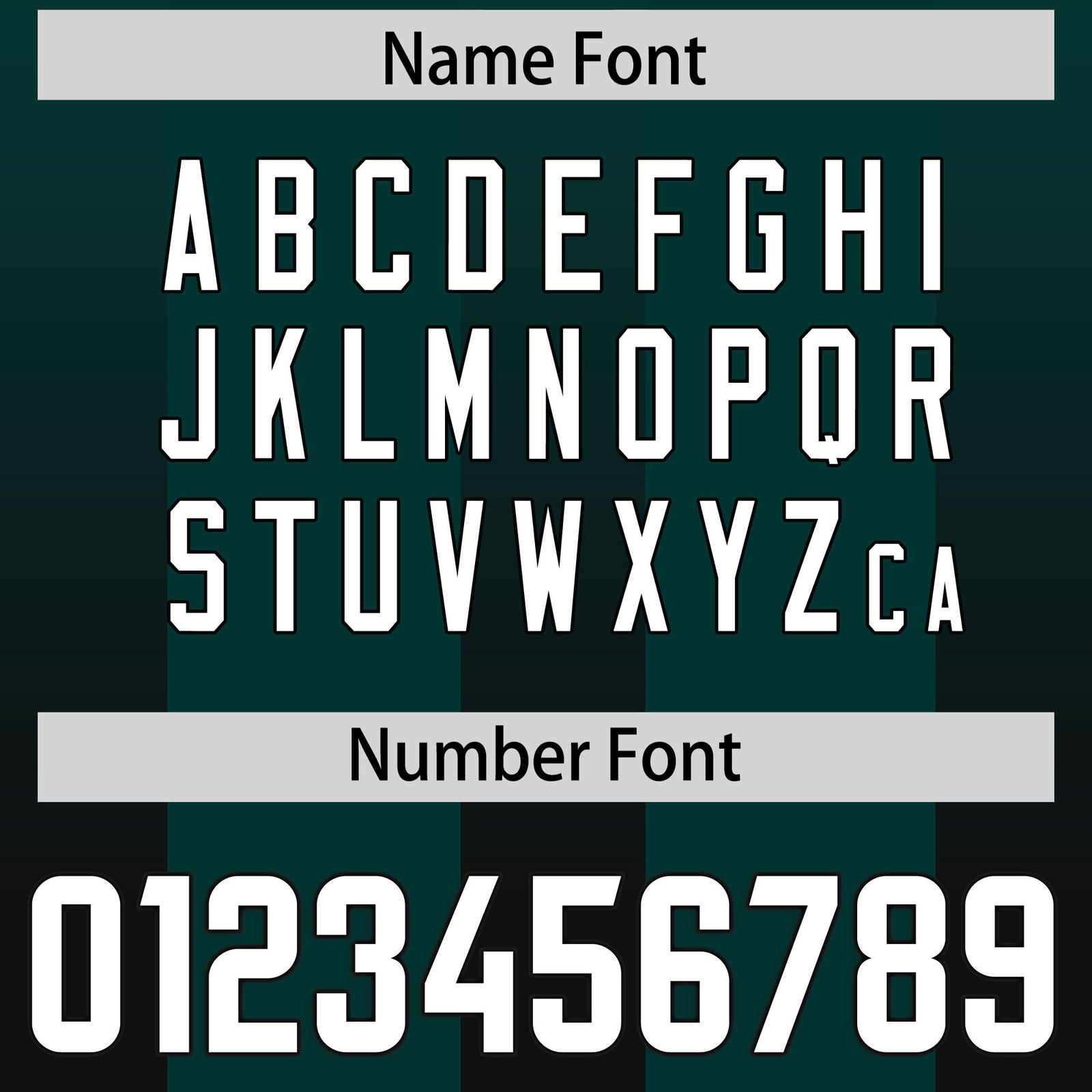 Custom Midnight Green Black Vertical Width Stripe Gradient Fashion Personalized Team Football Jersey