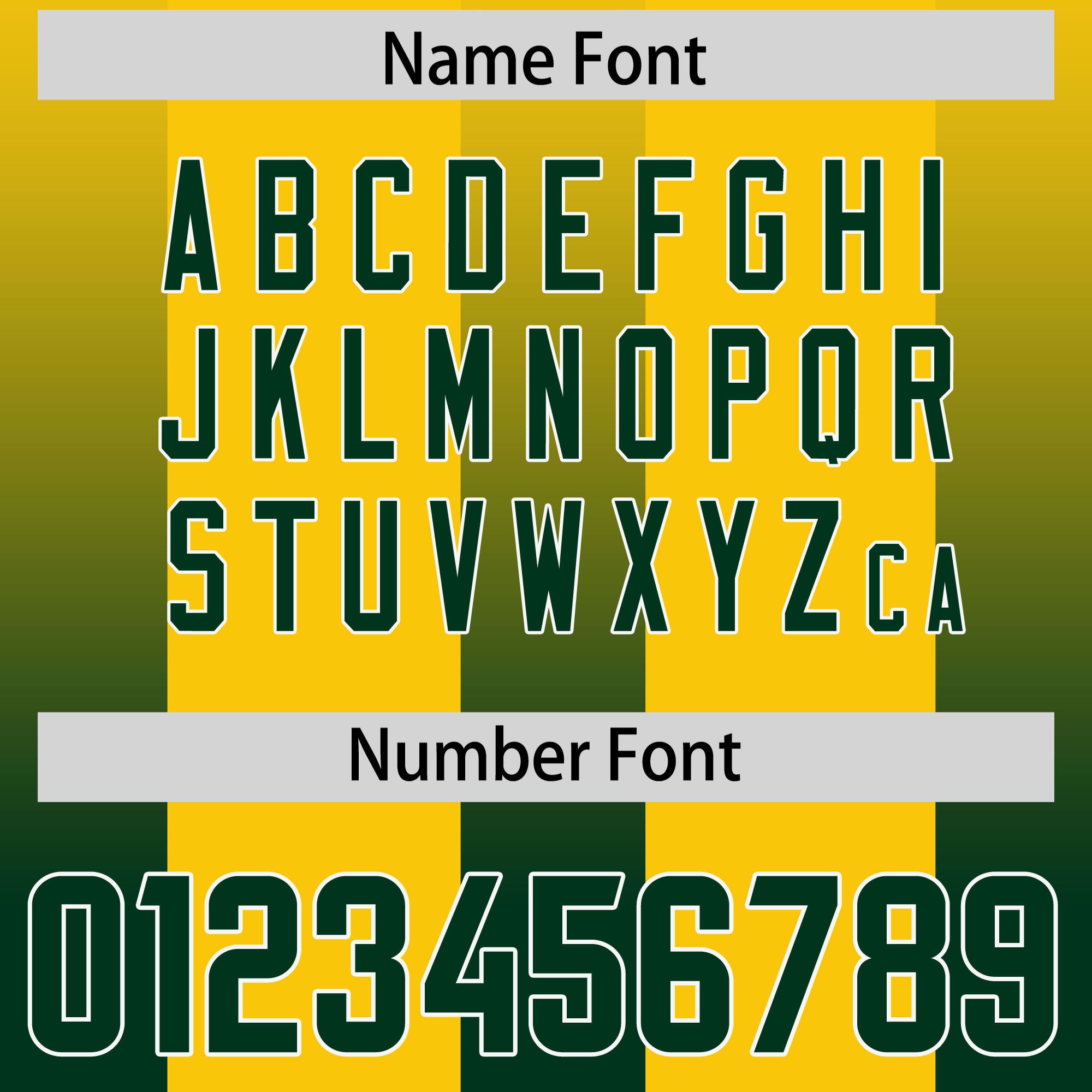 Custom Yellow Green Vertical Width Stripe Gradient Fashion Personalized Team Football Jersey