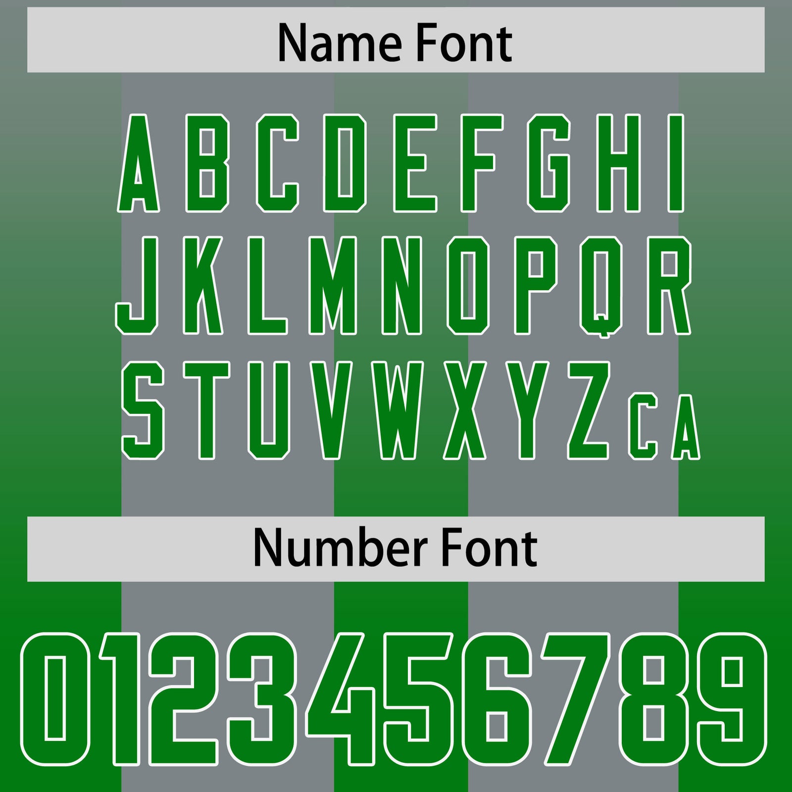 Custom Dark Gray Kelly Green Vertical Width Stripe Gradient Fashion Personalized Team Football Jersey