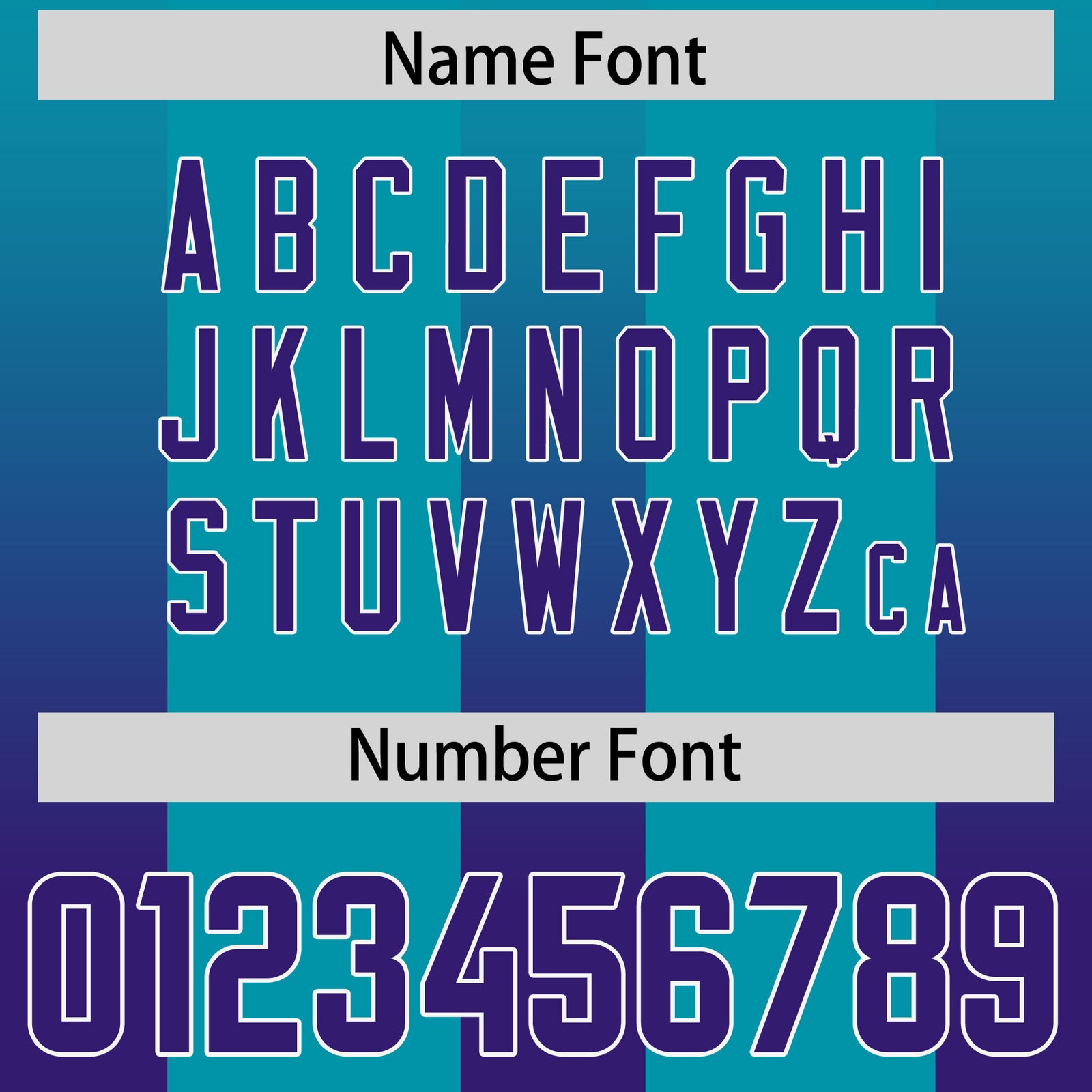 Custom Aqua Purple Vertical Width Stripe Gradient Fashion Personalized Team Football Jersey