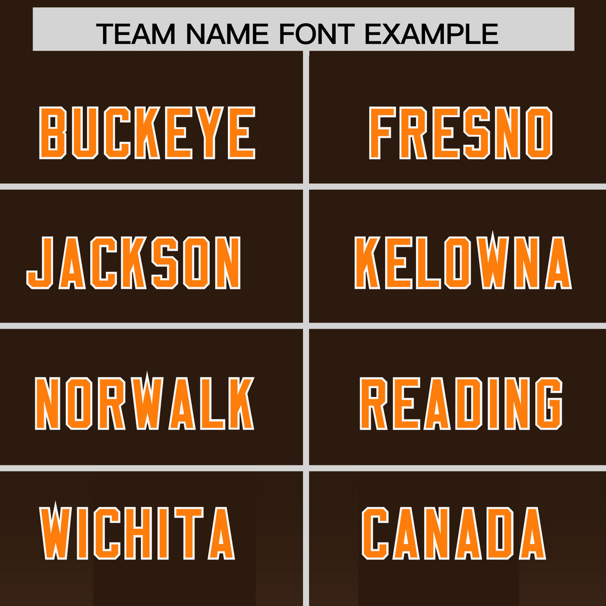 Custom Brown Orange Vertical Width Stripe Gradient Fashion Personalized Team Football Jersey