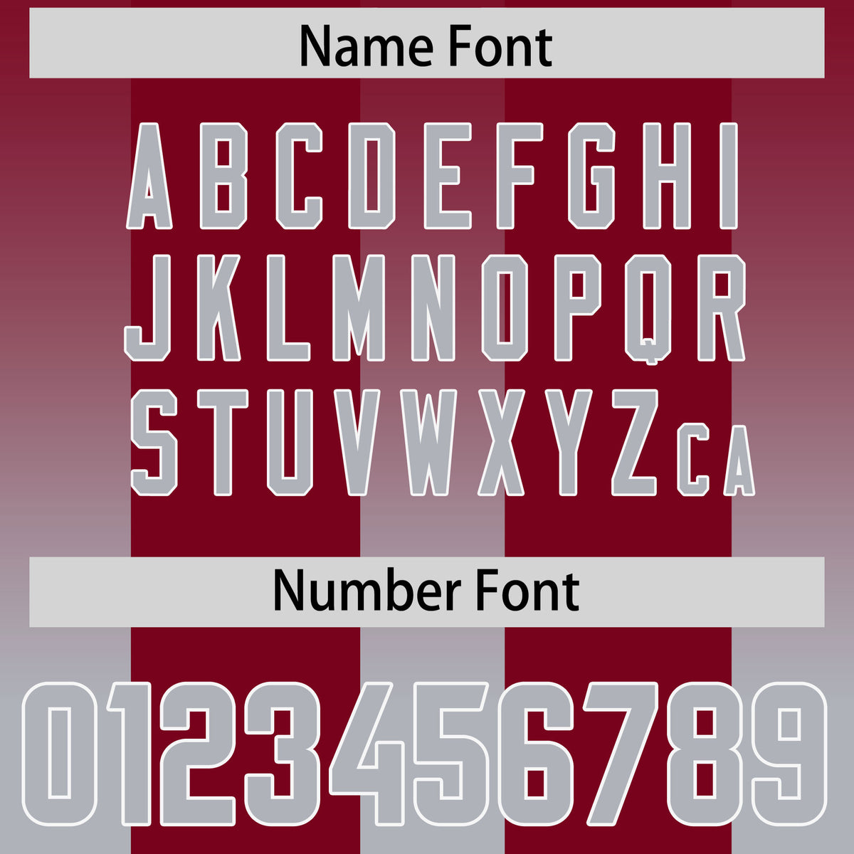 Custom Cardinal Gray Vertical Width Stripe Gradient Fashion Personalized Team Football Jersey