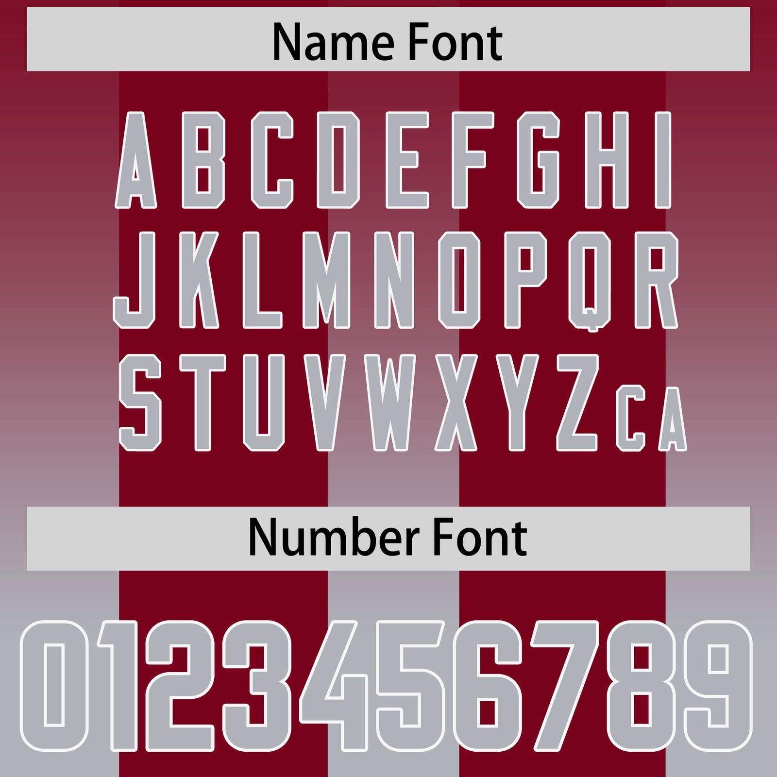 Custom Cardinal Gray Vertical Width Stripe Gradient Fashion Personalized Team Football Jersey