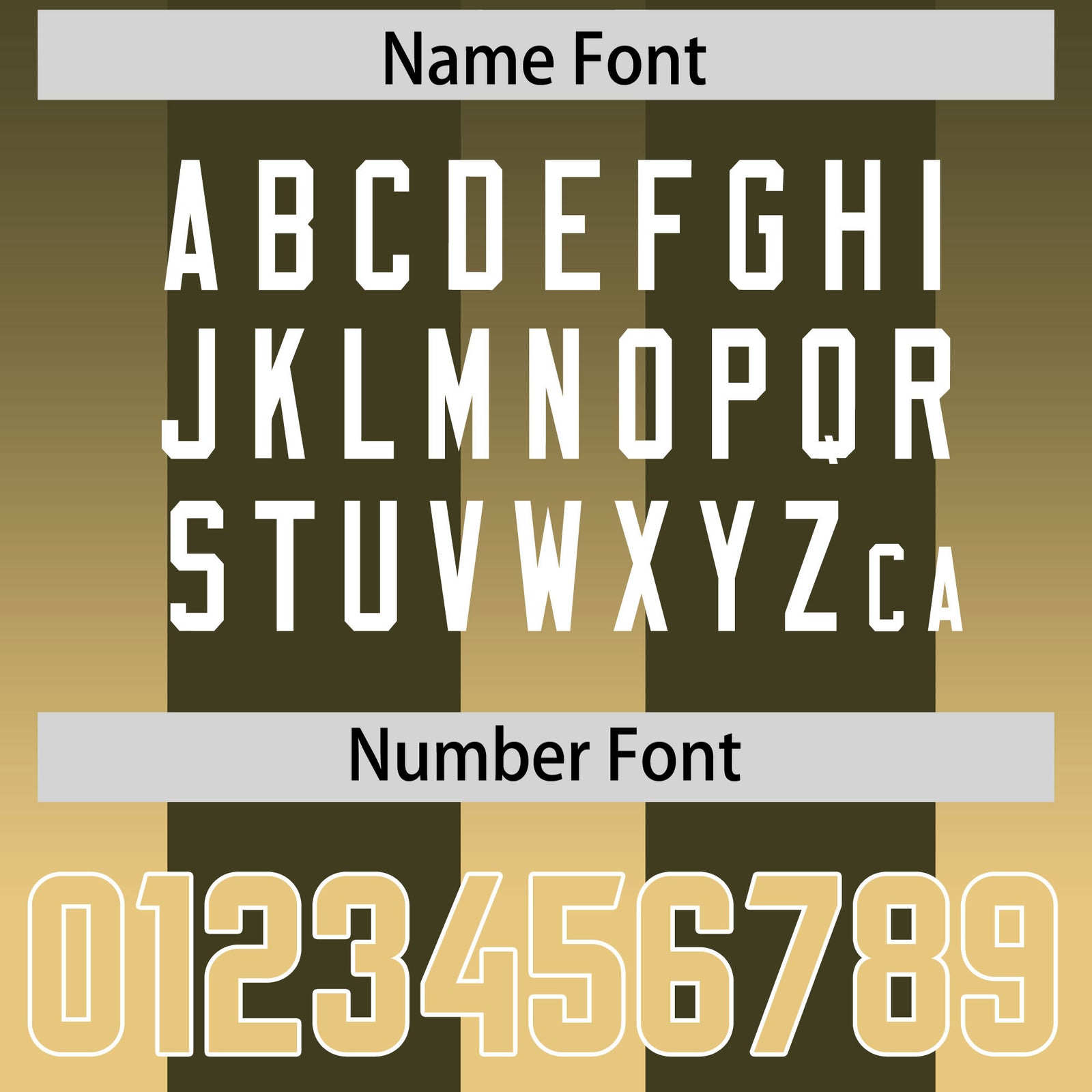 Custom Olive Khaki Vertical Width Stripe Gradient Fashion Personalized Team Football Jersey