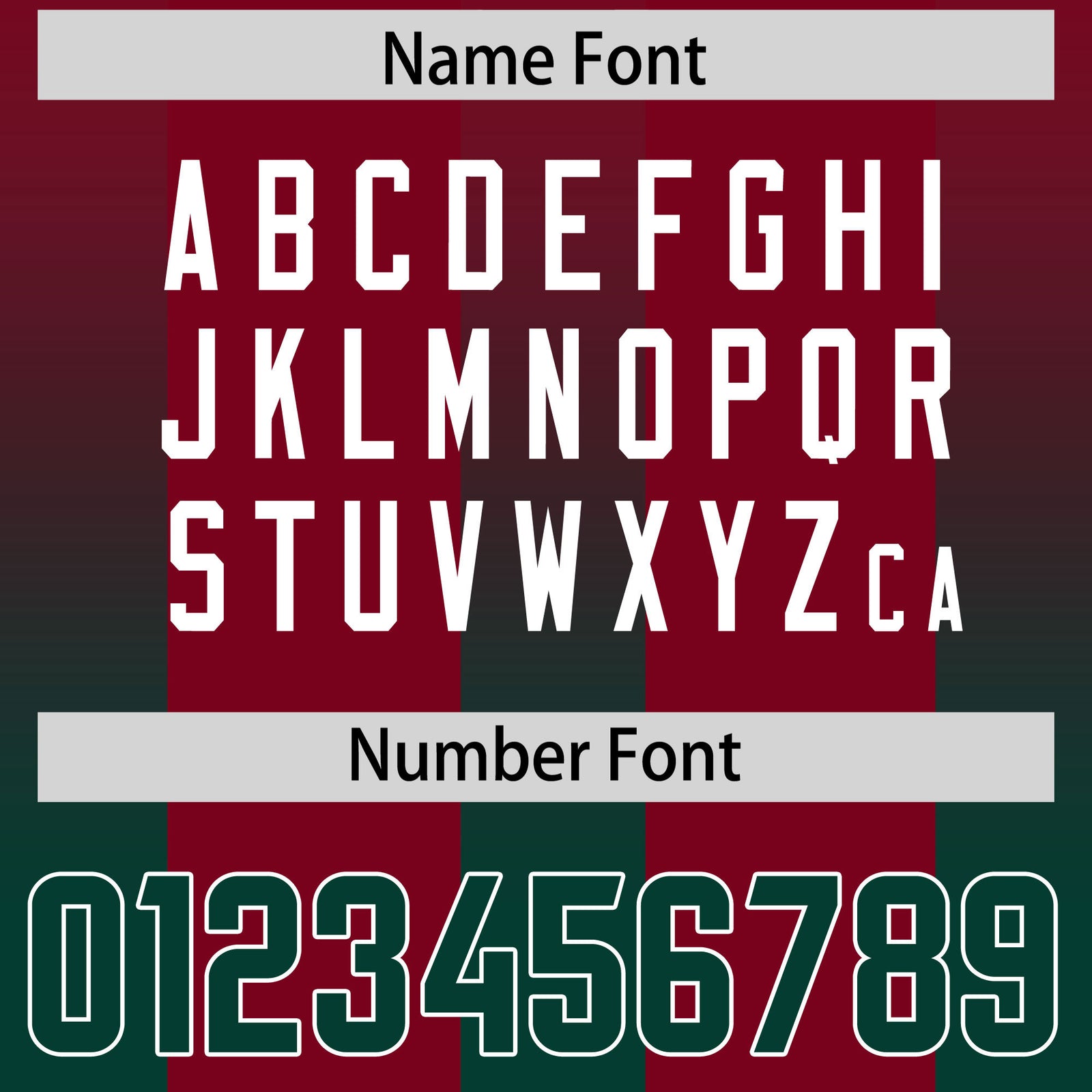 Custom Cardinal Midnight Green Vertical Width Stripe Gradient Fashion Personalized Team Football Jersey