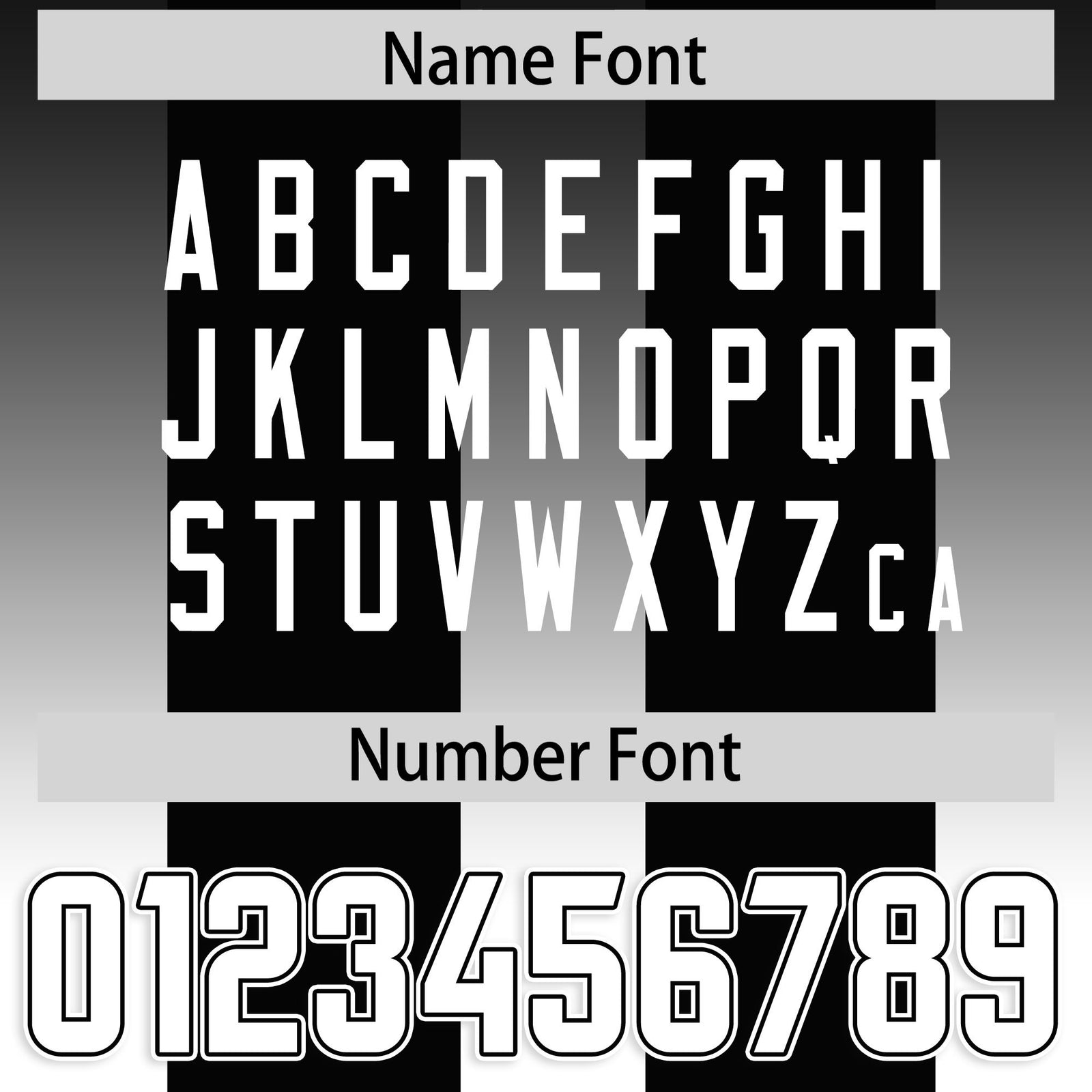 Custom Black White Vertical Width Stripe Gradient Fashion Personalized Team Football Jersey