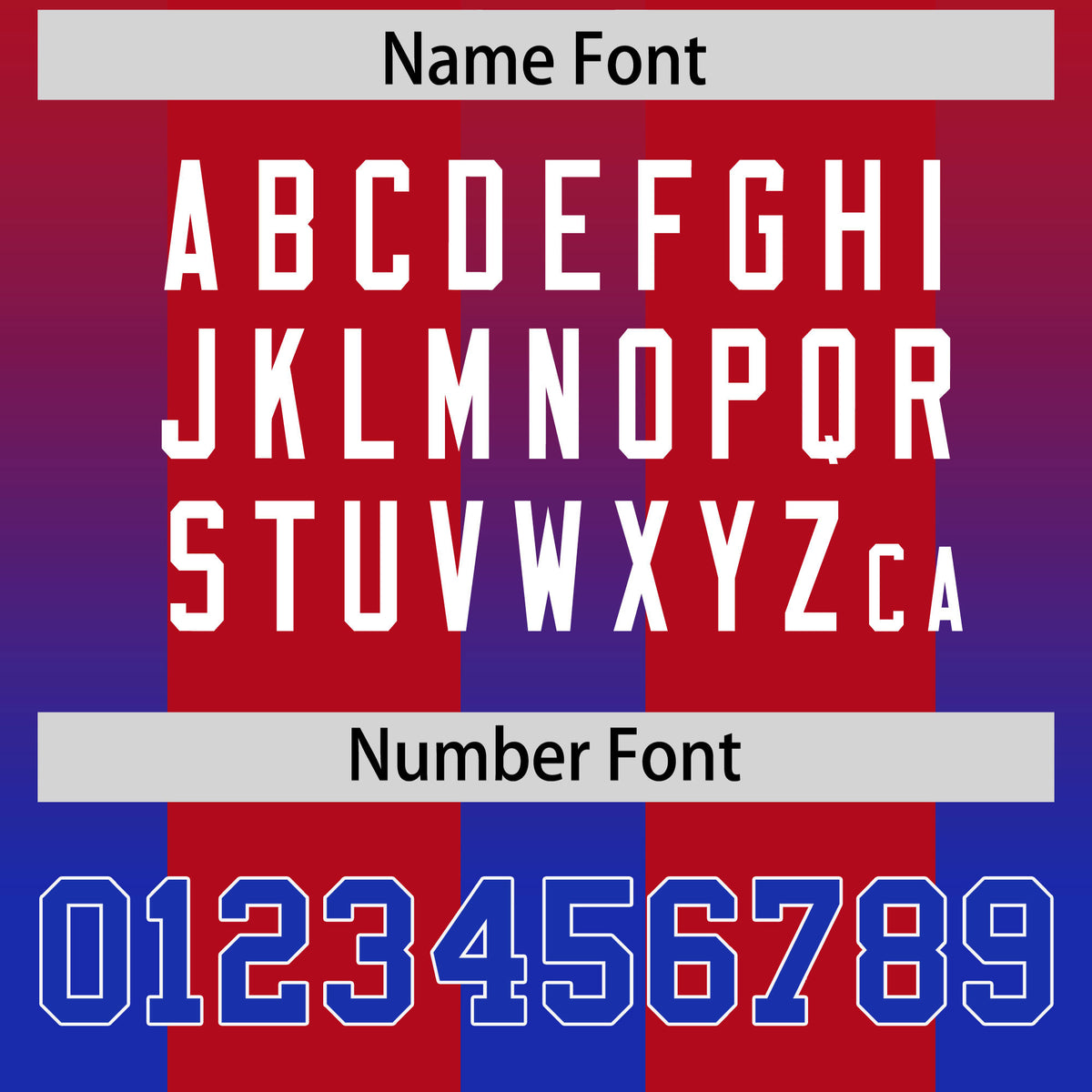 Custom Red Royal Vertical Width Stripe Gradient Fashion Personalized Team Football Jersey