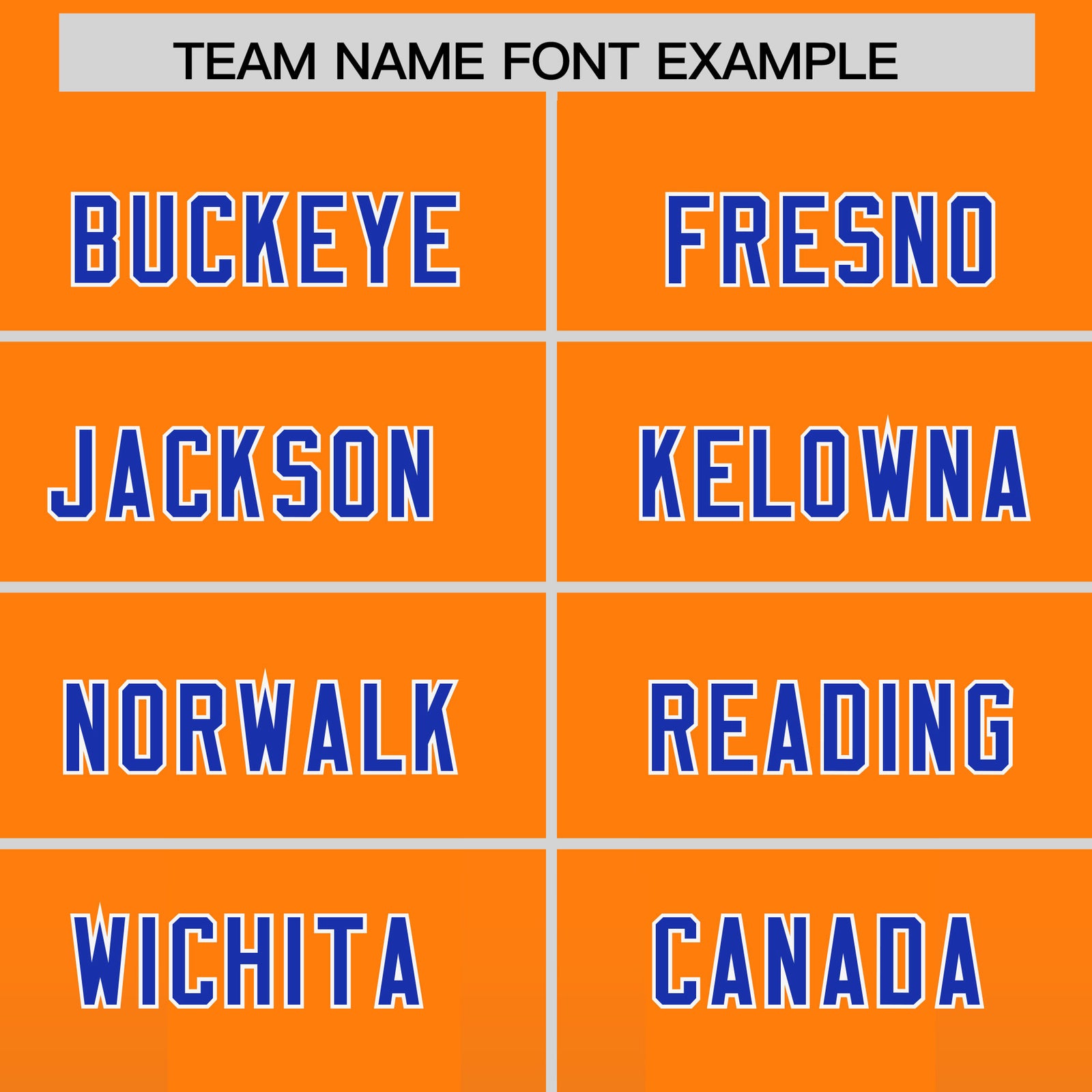 Custom Orange Royal Vertical Width Stripe Gradient Fashion Personalized Team Football Jersey