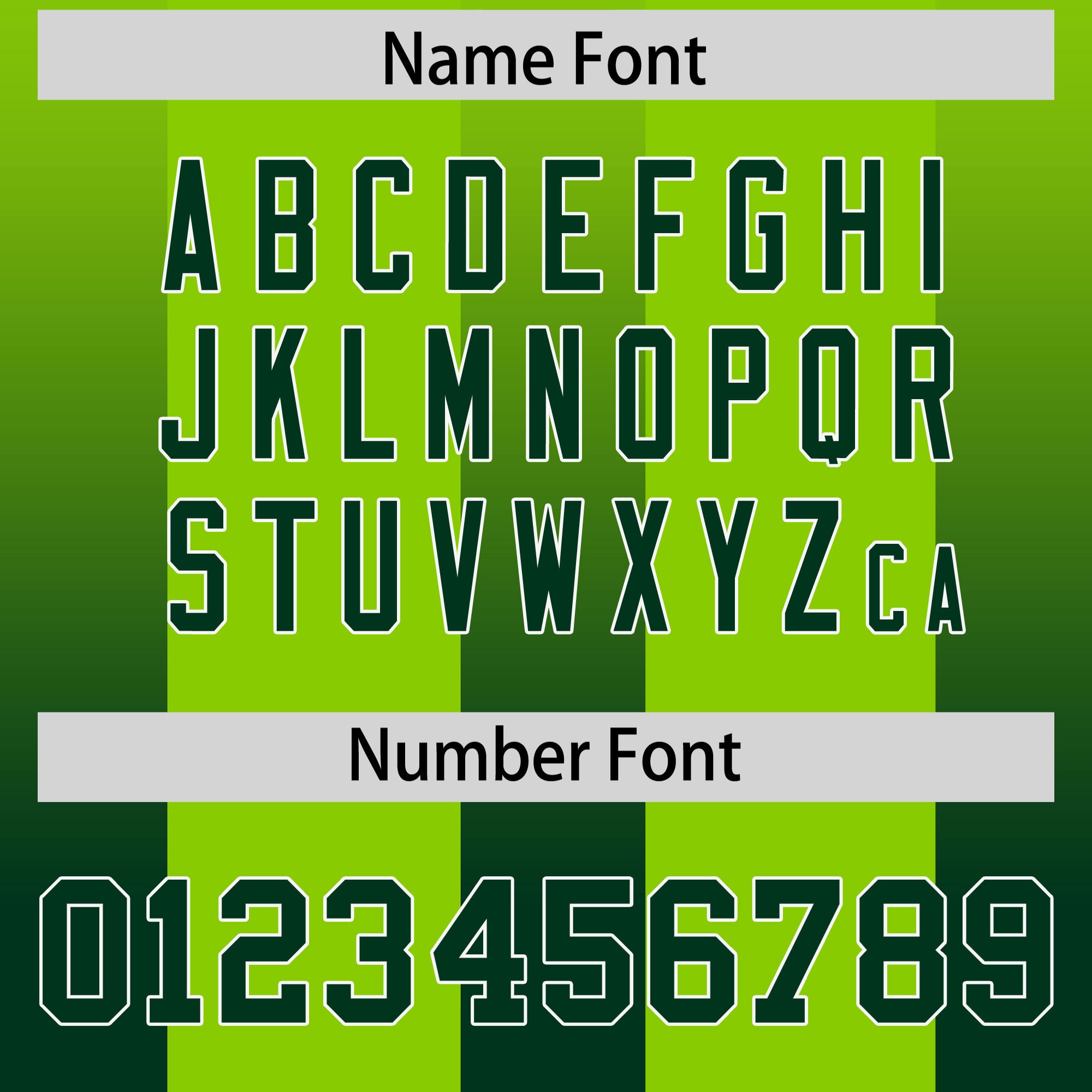 Custom Neon Green Green Vertical Width Stripe Gradient Fashion Personalized Team Football Jersey