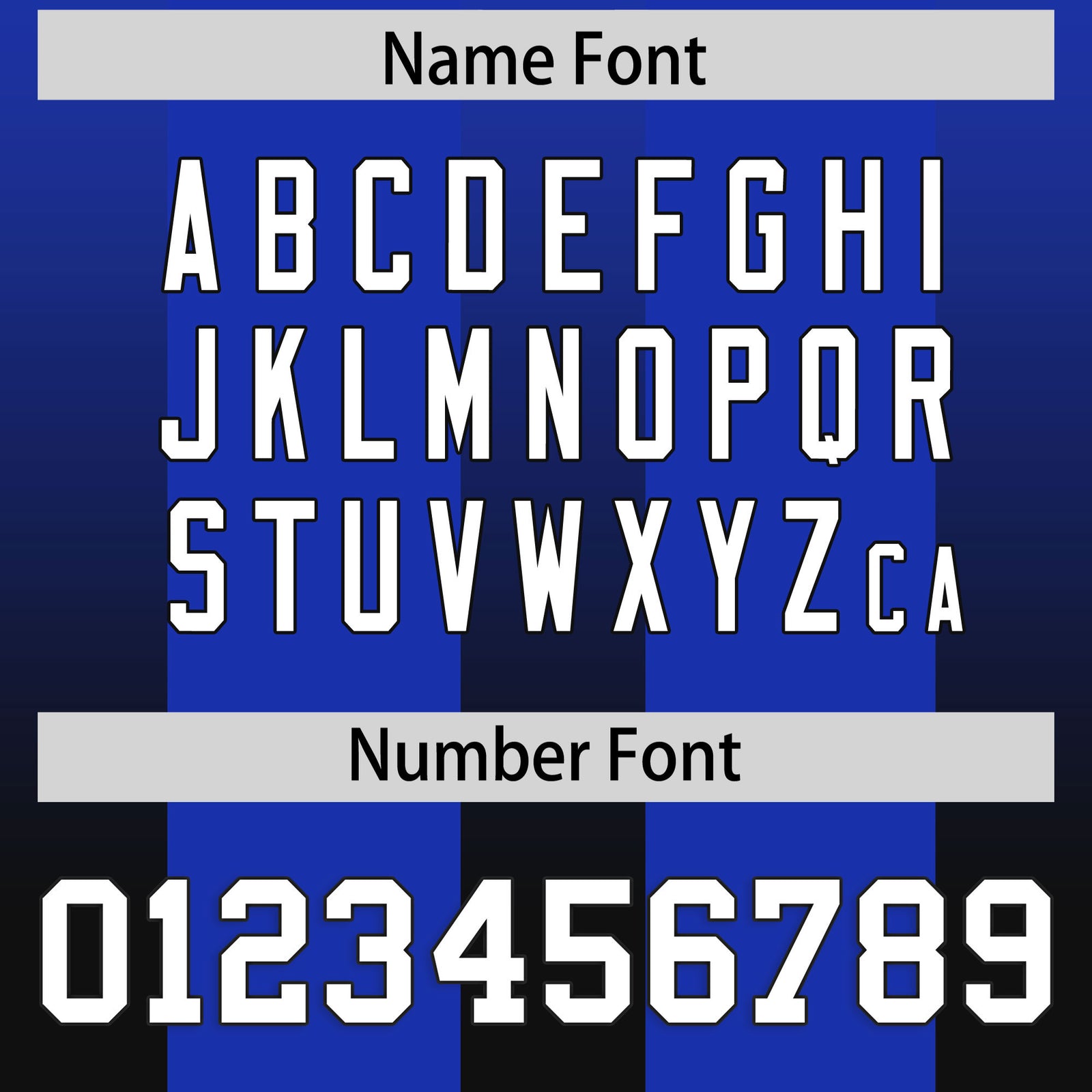 Custom Royal Black Vertical Width Stripe Gradient Fashion Personalized Team Football Jersey