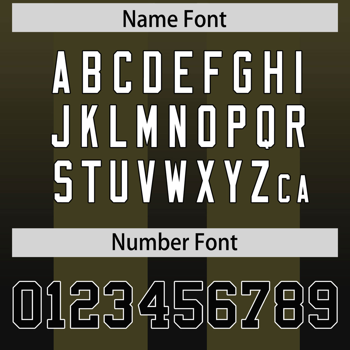 Custom Olive Black Vertical Width Stripe Gradient Fashion Personalized Team Football Jersey