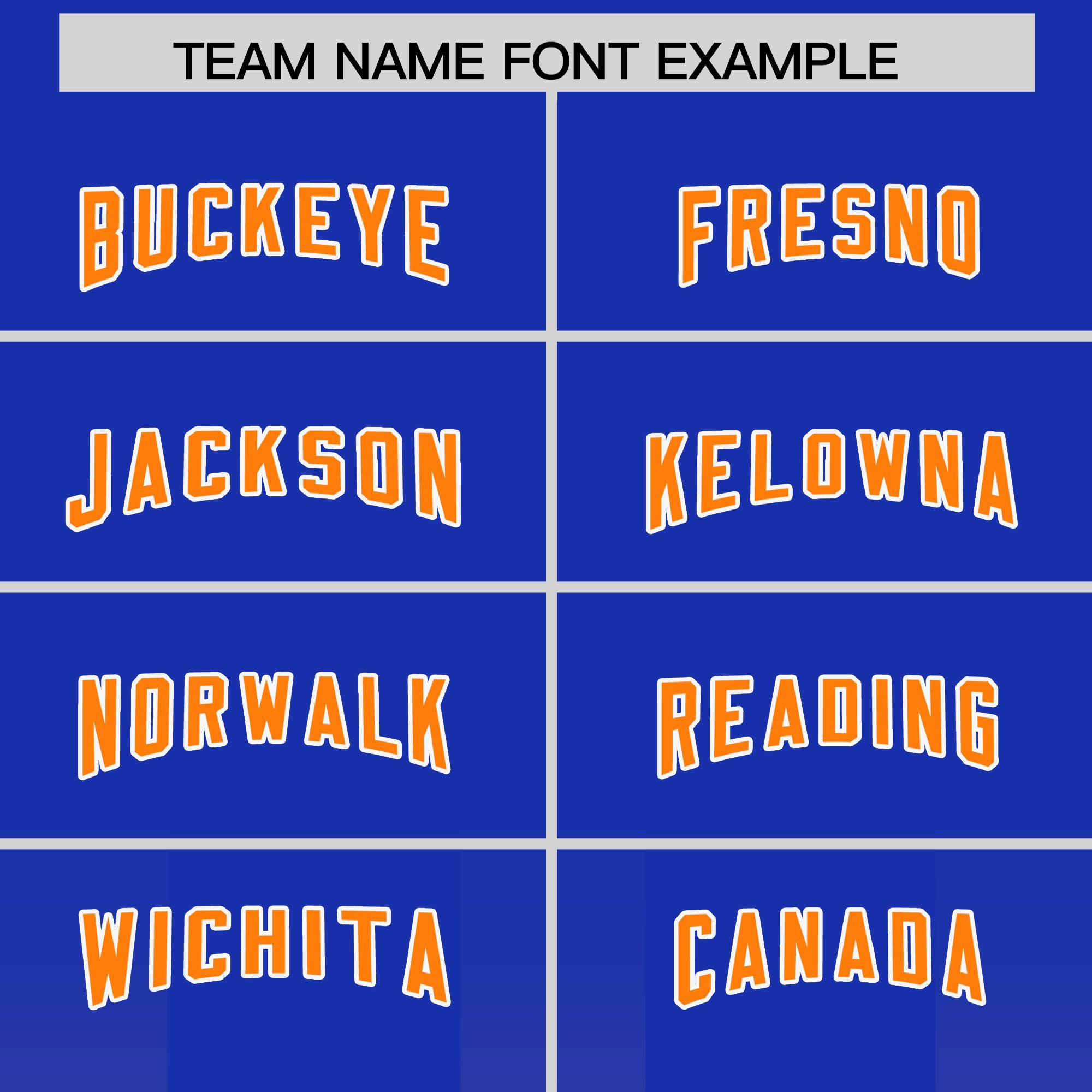 Custom Royal Orange Vertical Width Stripe Gradient Fashion Personalized Team Football Jersey