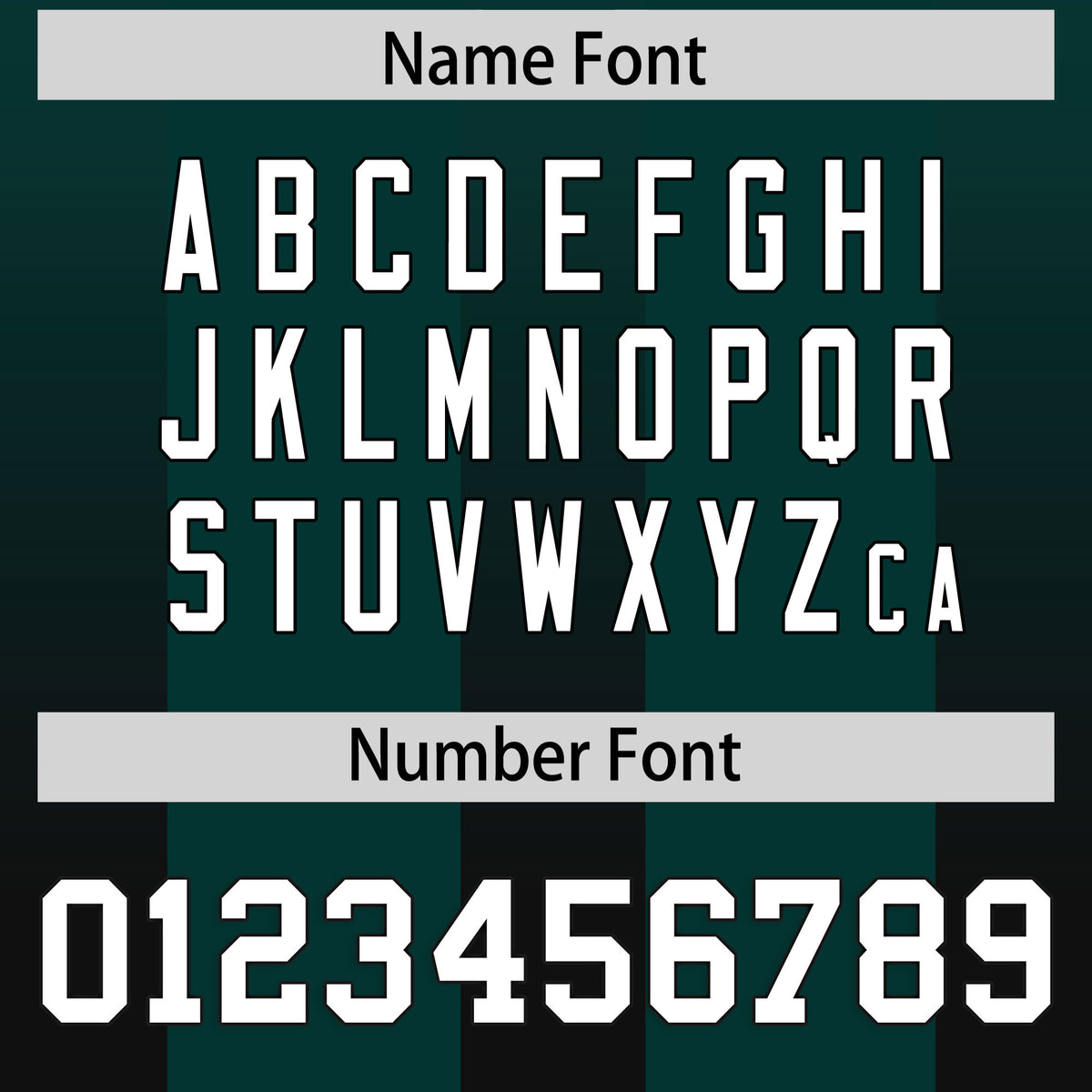 Custom Midnight Green Black Vertical Width Stripe Gradient Fashion Personalized Team Football Jersey