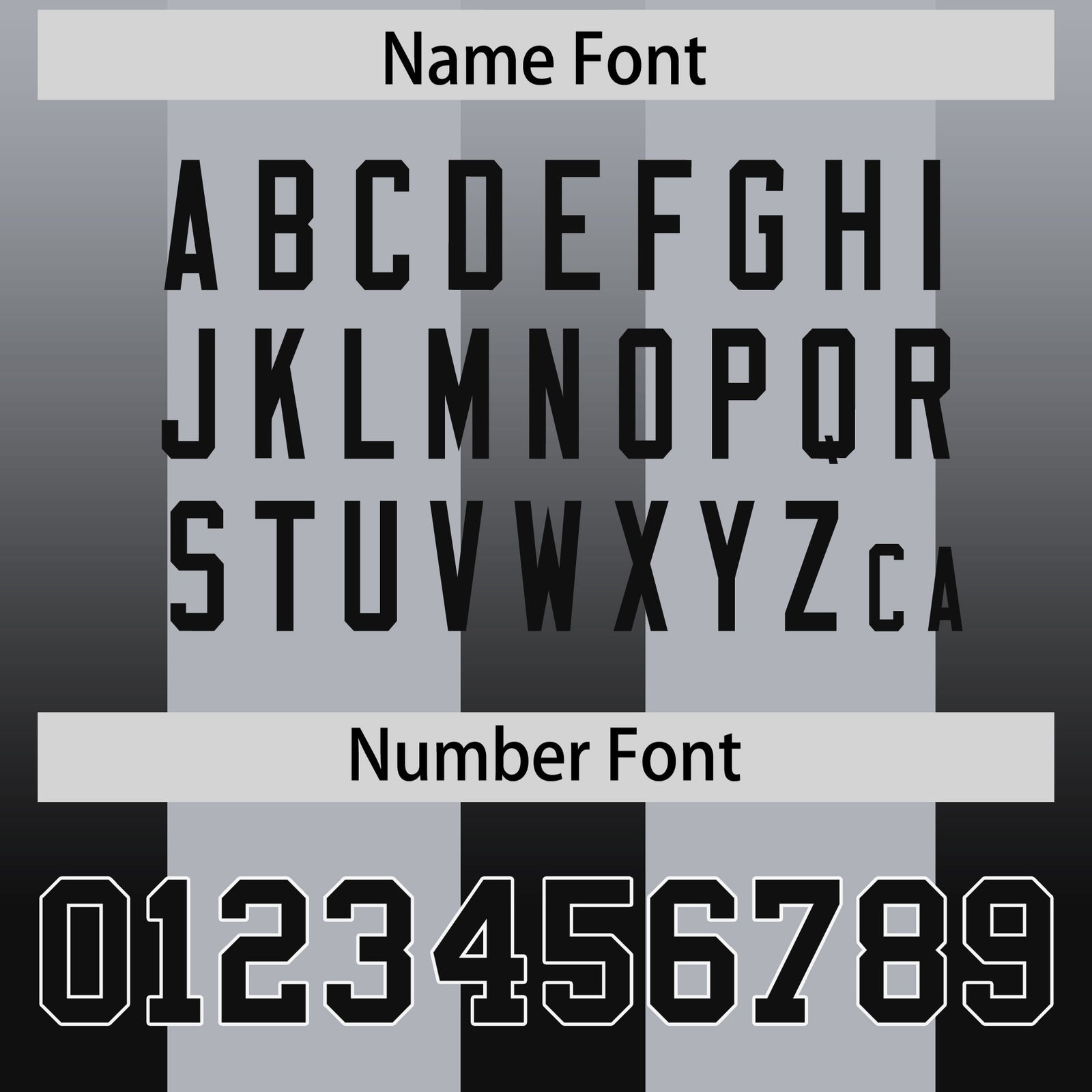 Custom Gray Black Vertical Width Stripe Gradient Fashion Personalized Team Football Jersey