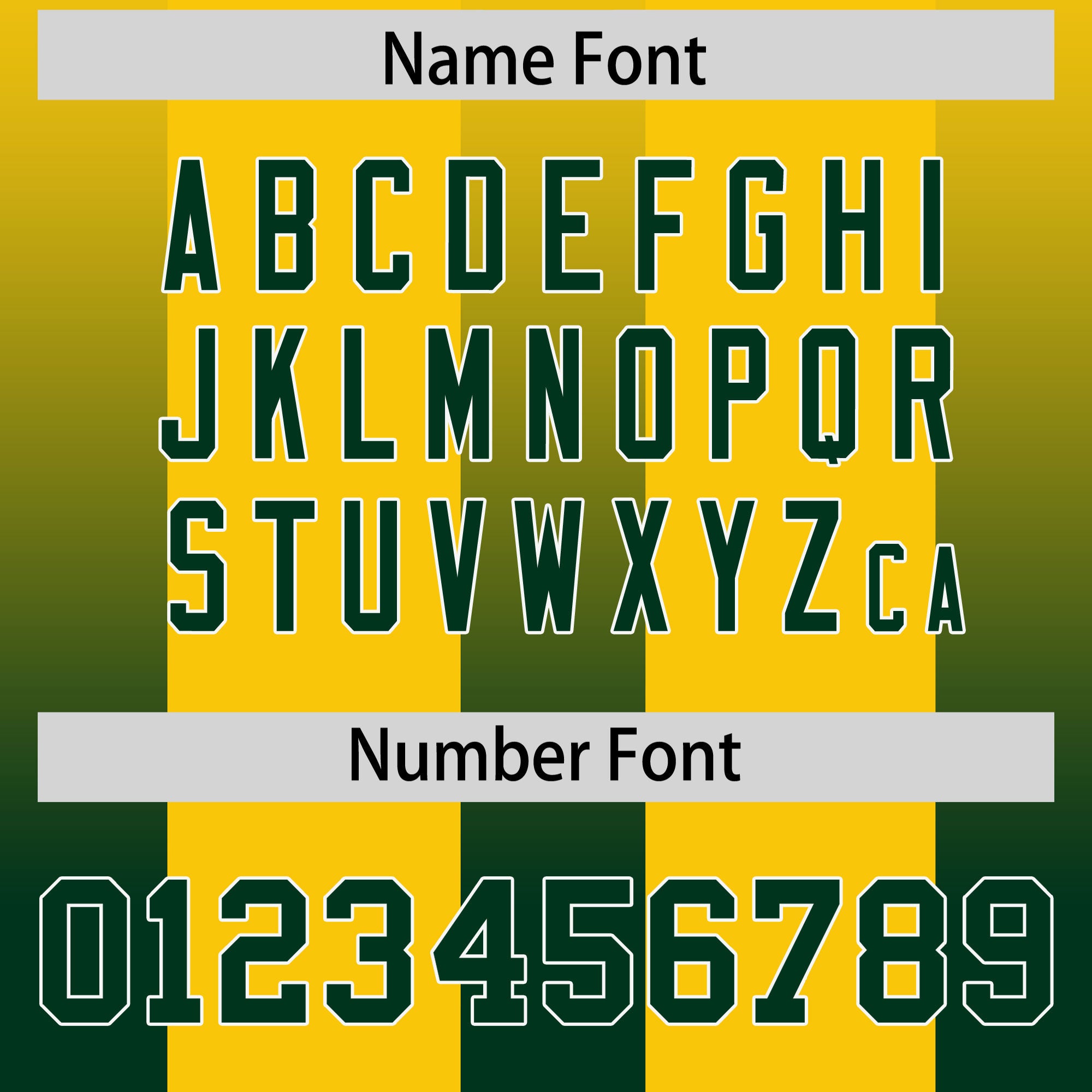 Custom Yellow Green Vertical Width Stripe Gradient Fashion Personalized Team Football Jersey