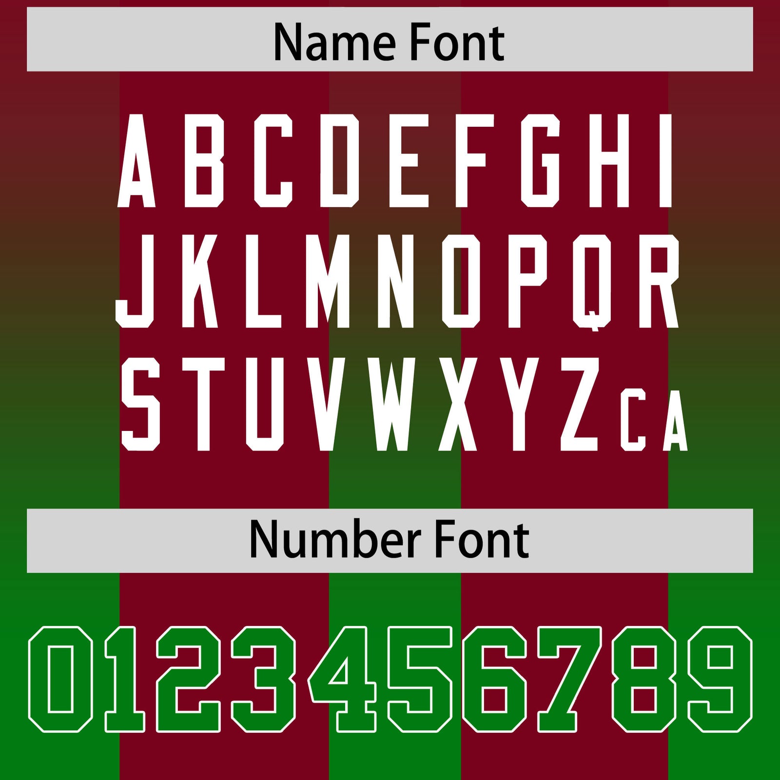 Custom Cardinal Kelly Green Vertical Width Stripe Gradient Fashion Personalized Team Football Jersey