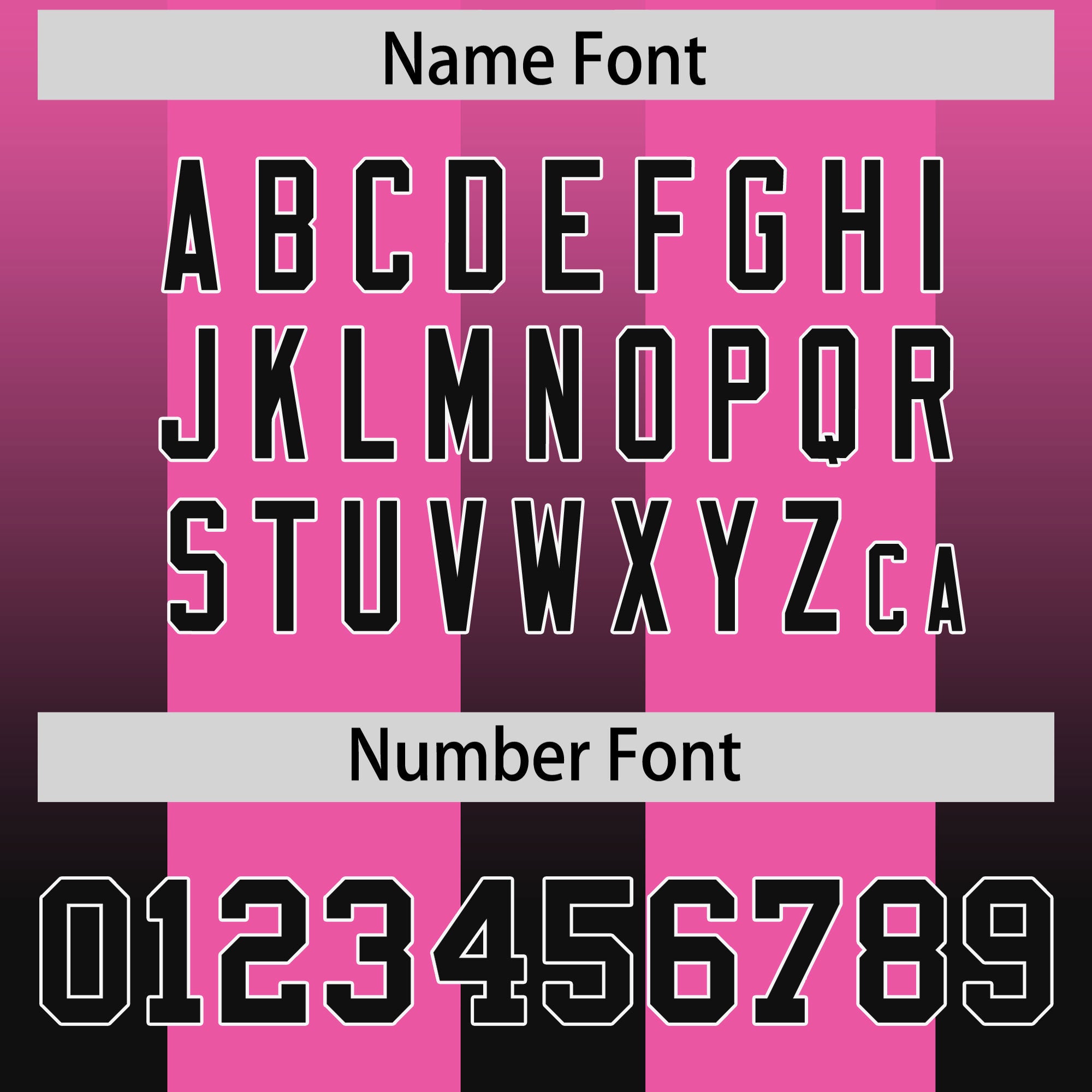 Custom Pink Black Vertical Width Stripe Gradient Fashion Personalized Team Football Jersey