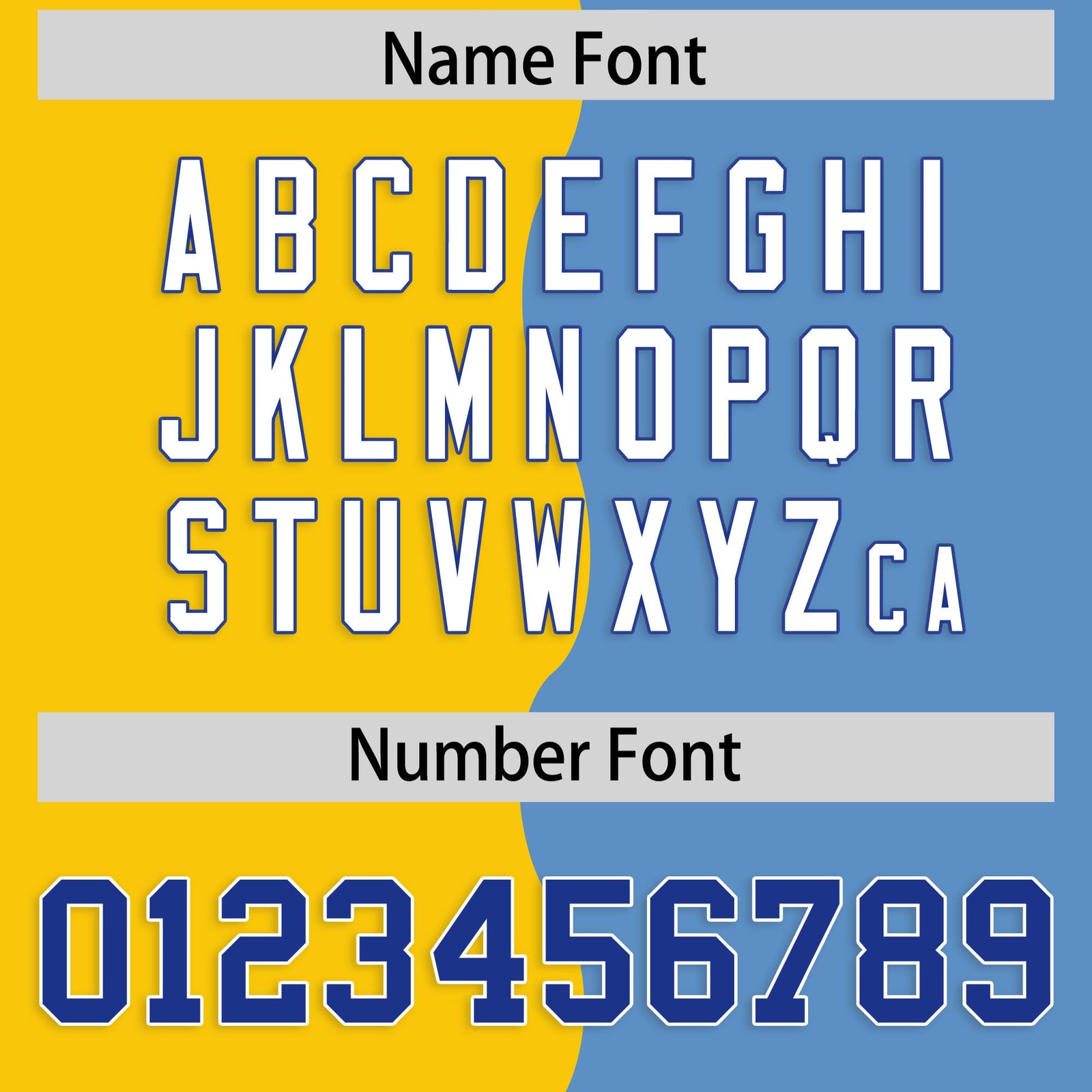 Custom Light Blue Gold Split Fashion Mesh Authentic Football Jersey