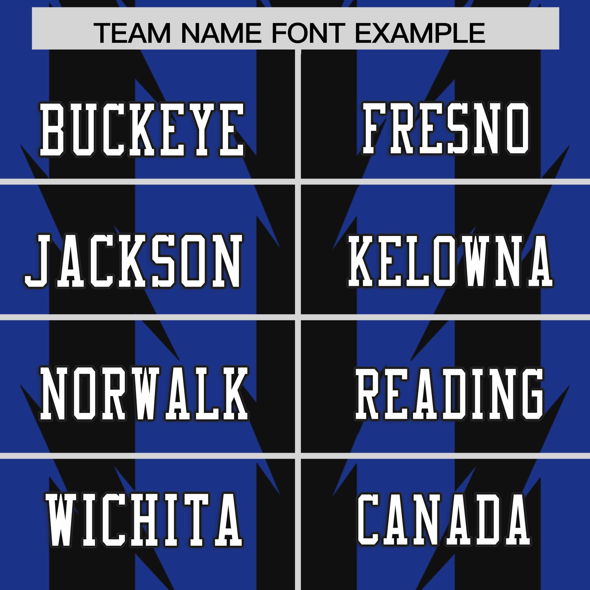 Custom Royal and Black Graffiti Pattern Practice Flag Football Jerseys For Youth & Mens| KXKSHOP
