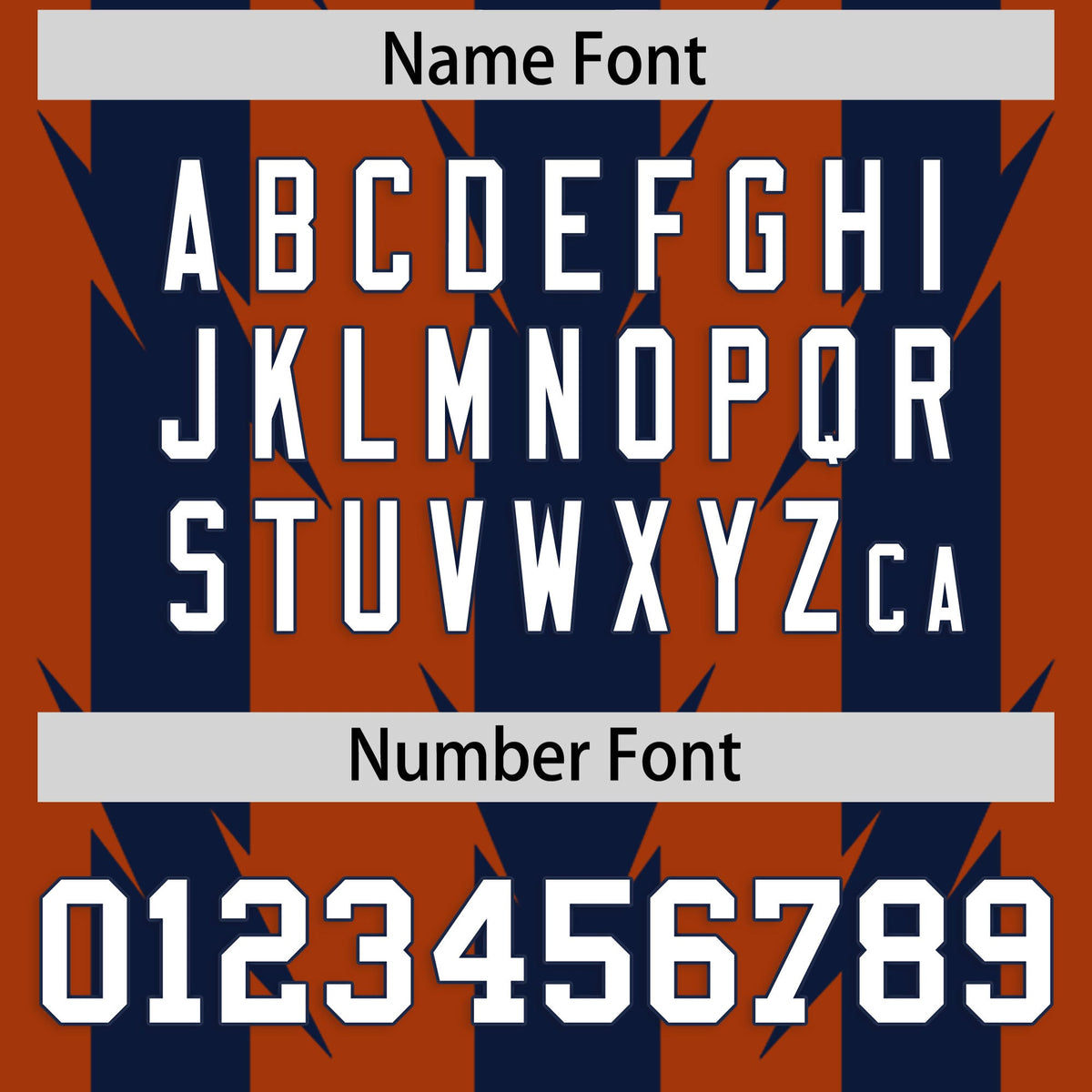 Custom Texas Orange and Navy Graffiti Pattern Practice Flag Football Jerseys For Youth &amp; Mens| KXKSHOP