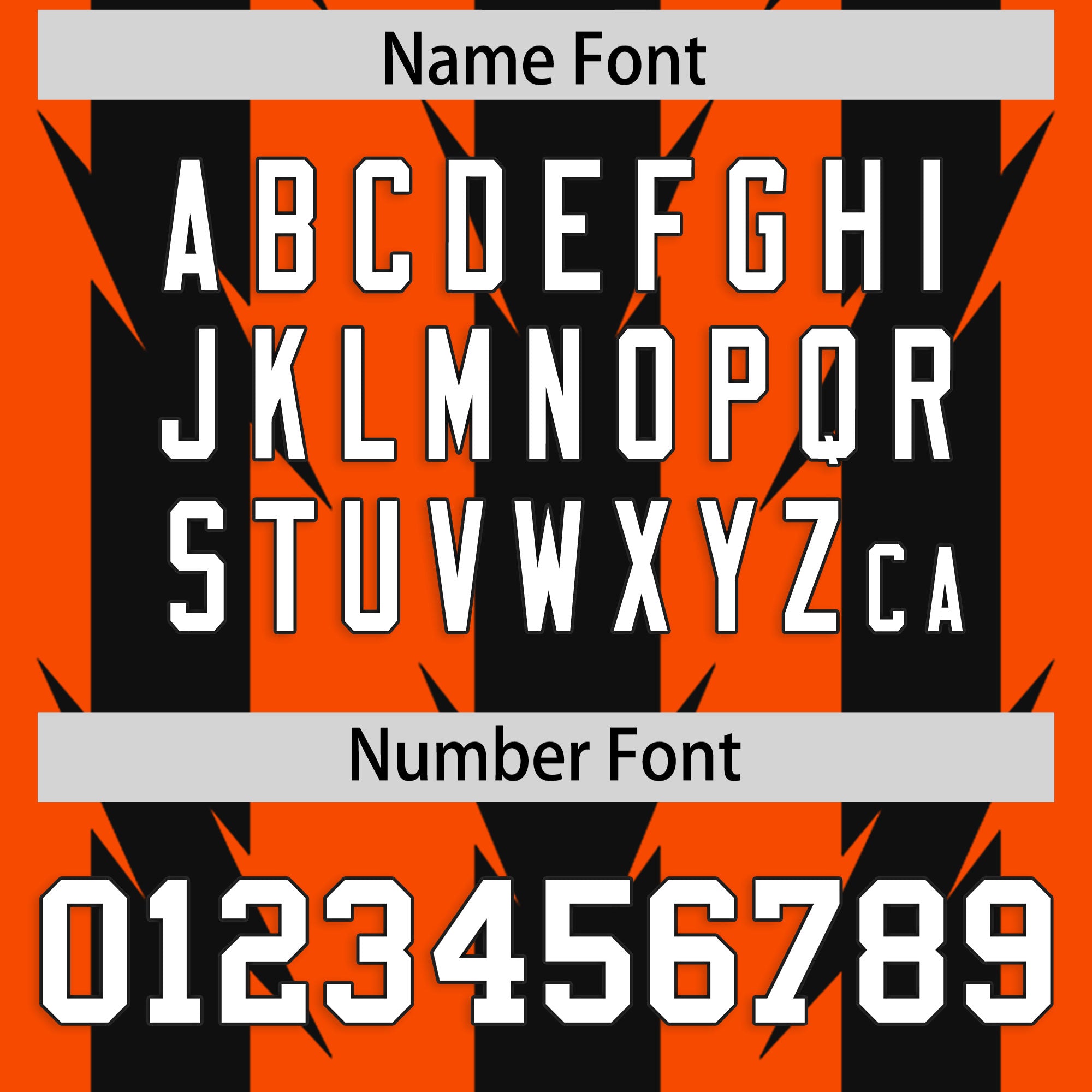 Custom Orange and Black Graffiti Pattern Practice Flag Football Jerseys For Youth & Mens| KXKSHOP
