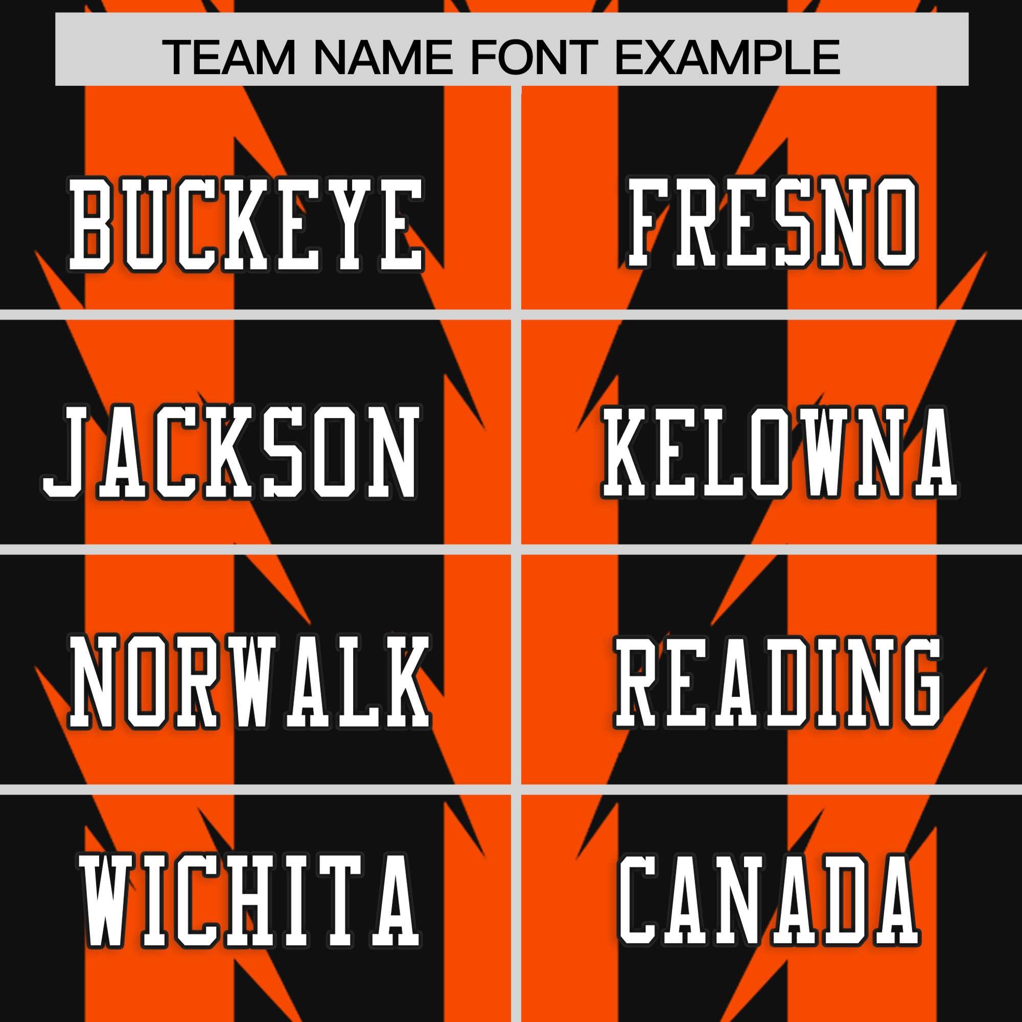 Custom Black and Orange Graffiti Pattern Practice Flag Football Jerseys For Youth & Mens| KXKSHOP