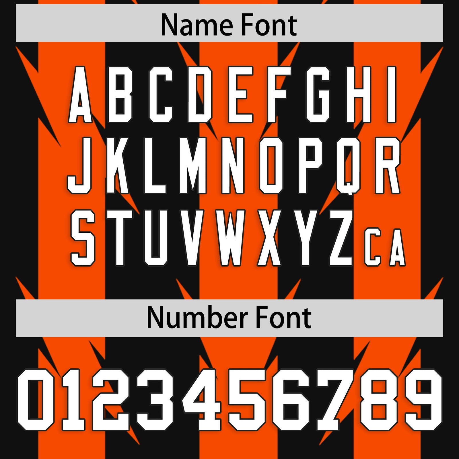 Custom Black and Orange Graffiti Pattern Practice Flag Football Jerseys For Youth & Mens| KXKSHOP