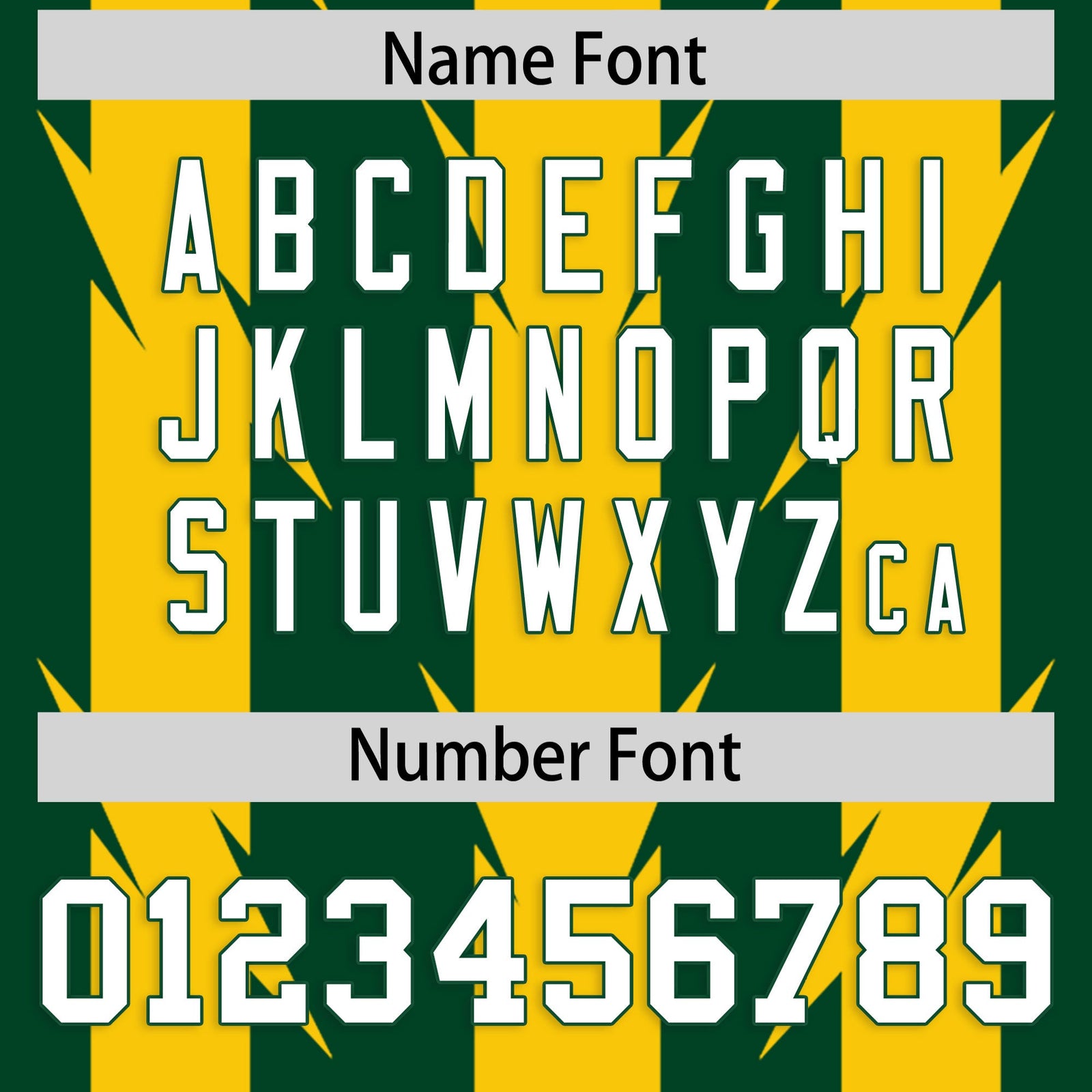 Custom Green and Gold Graffiti Pattern Practice Flag Football Jerseys For Youth & Mens| KXKSHOP