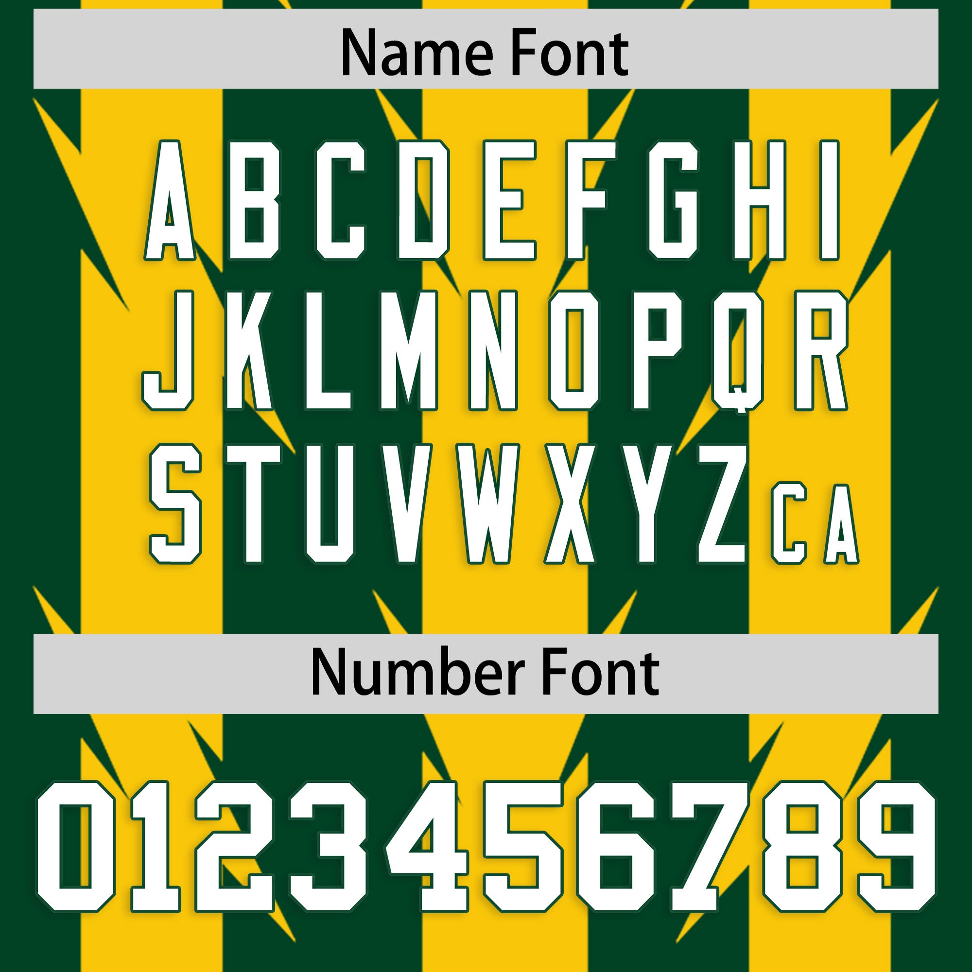 Custom Green and Gold Graffiti Pattern Practice Flag Football Jerseys For Youth & Mens| KXKSHOP