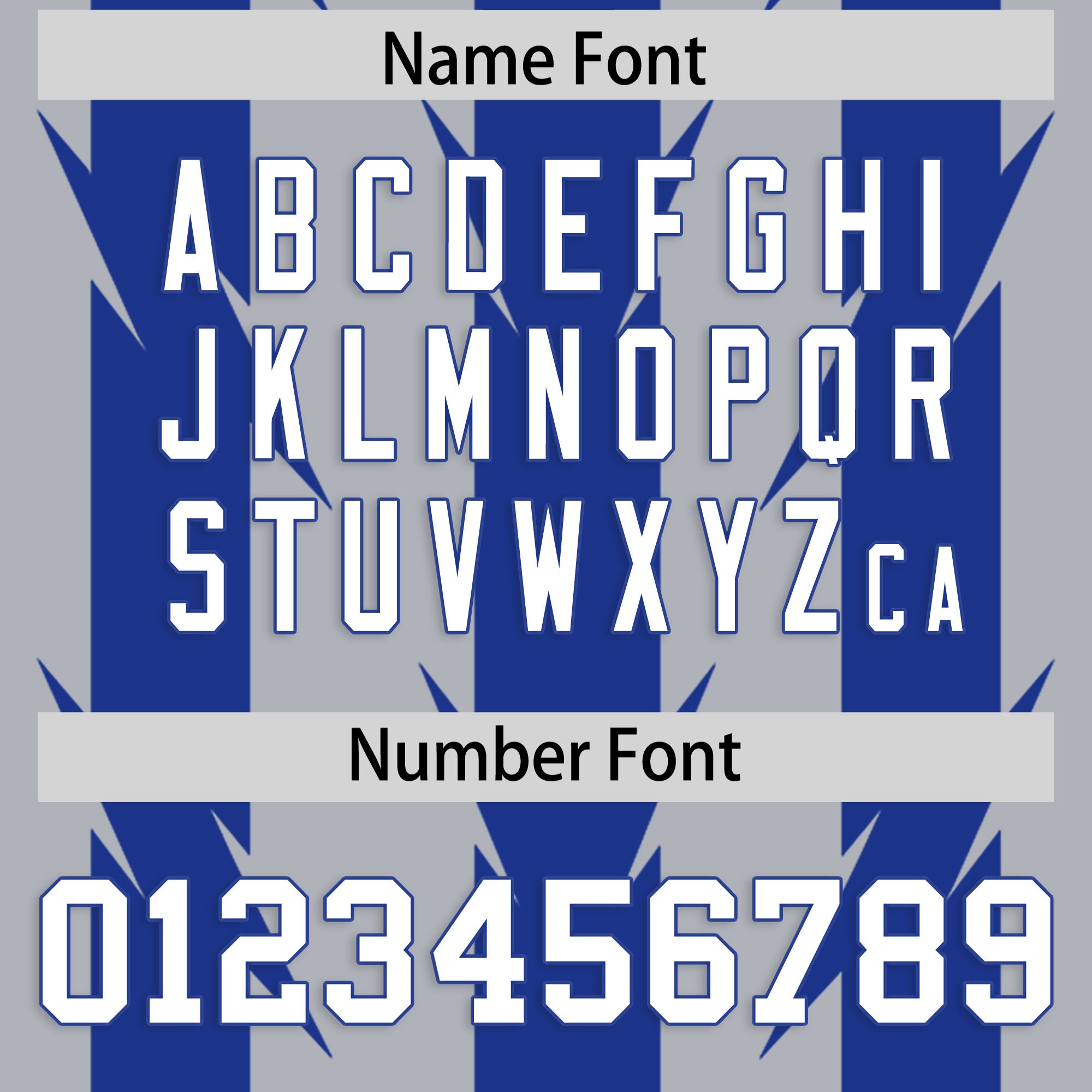 Custom Gray and Royal Graffiti Pattern Practice Flag Football Jerseys For Youth & Mens| KXKSHOP