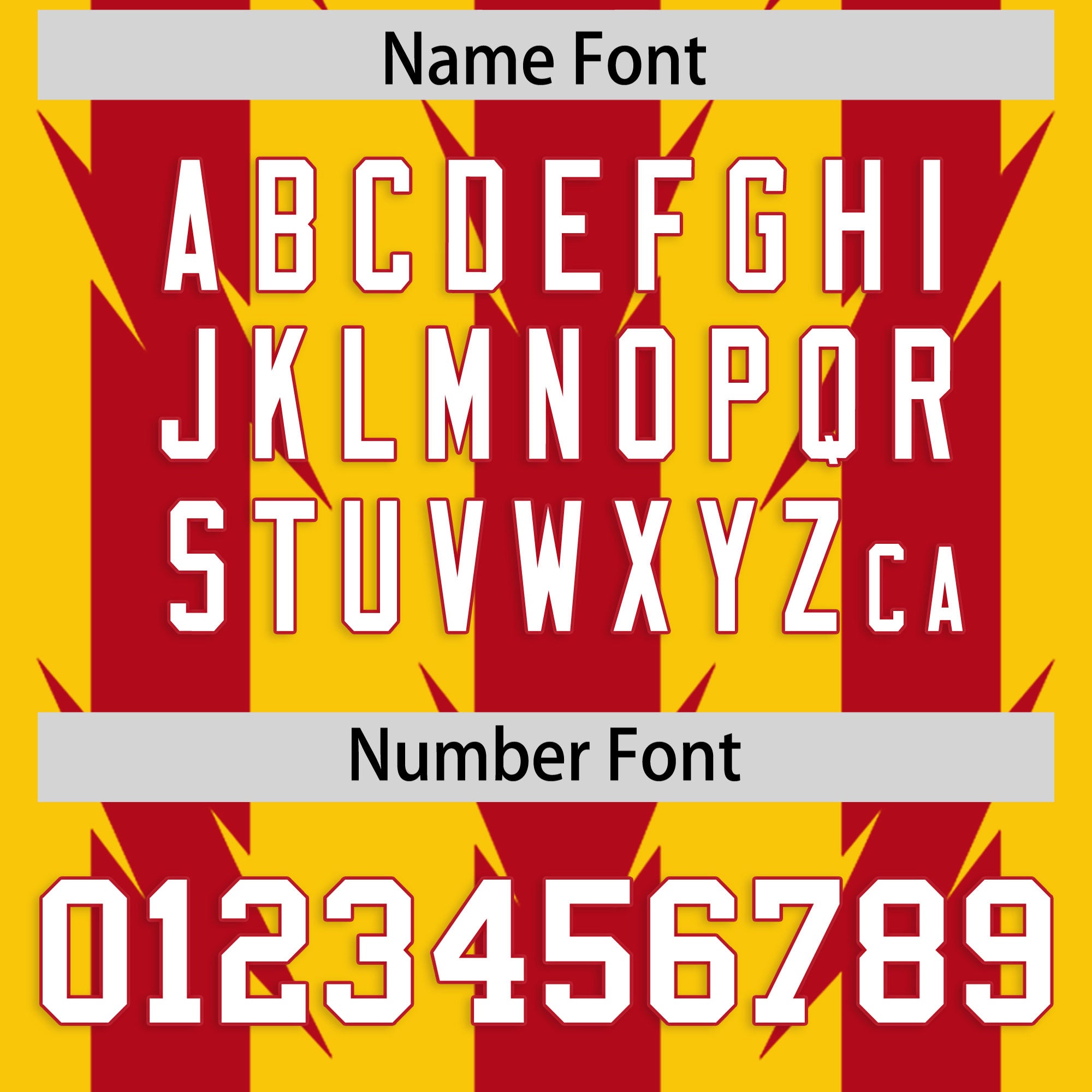 Custom Gold and Red Graffiti Pattern Practice Flag Football Jerseys For Youth & Mens| KXKSHOP