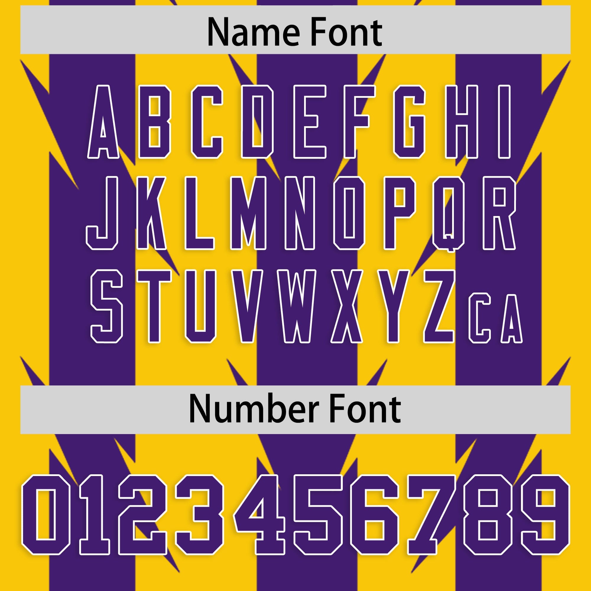 Custom Gold and Purple Graffiti Pattern Practice Flag Football Jerseys For Youth & Mens| KXKSHOP