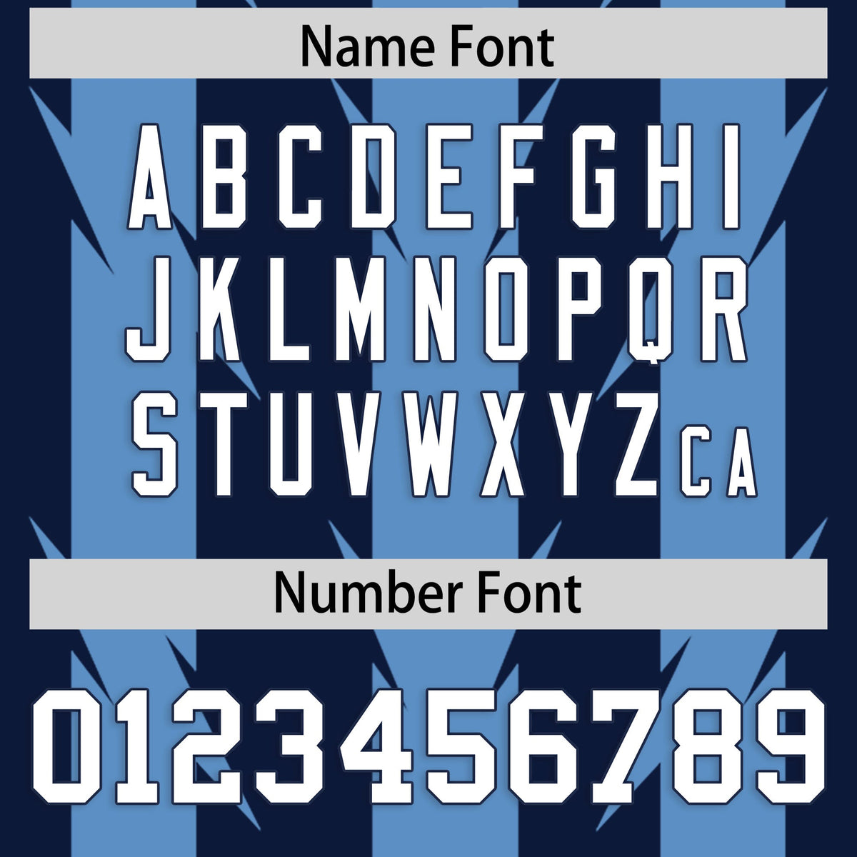 Custom Navy and Light Blue Graffiti Pattern Practice Flag Football Jerseys For Youth &amp; Mens| KXKSHOP