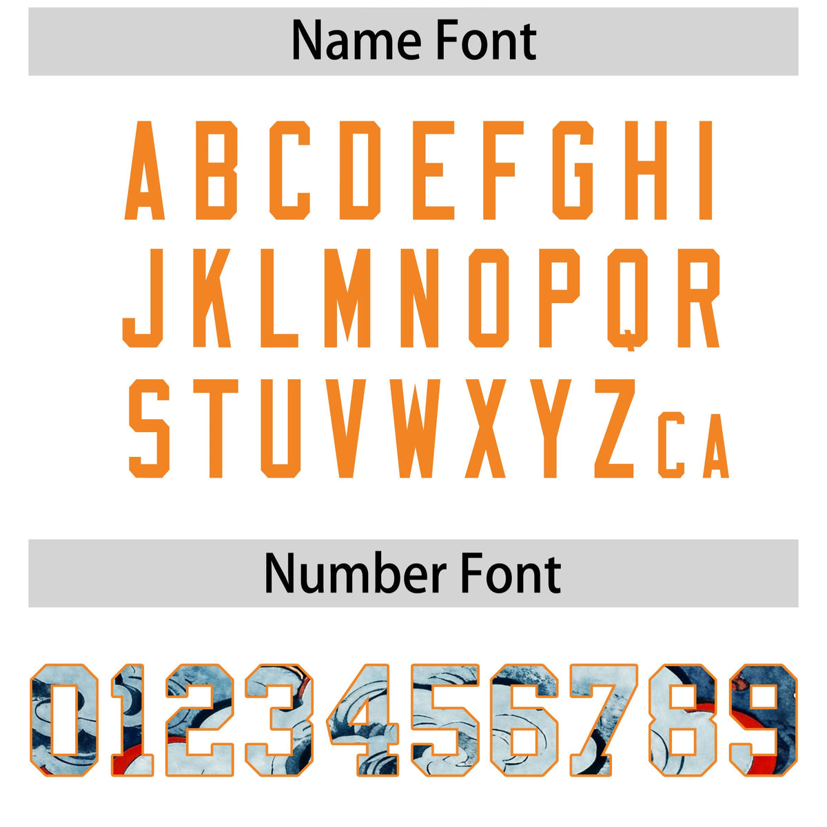 Custom Orange White Ukiyo-e Auspicious Clouds Graffiti Pattern Football Jersey | For Men,For Women | KXKSHOP