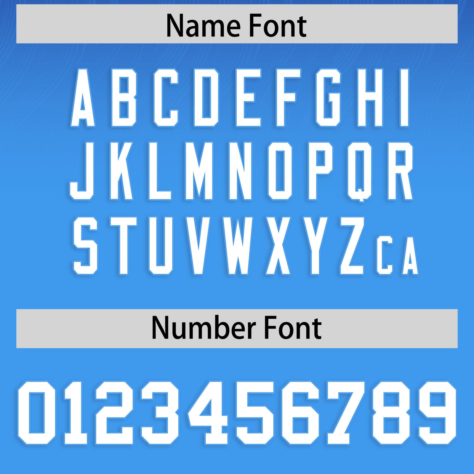 Custom Royal and Powder Blue Customize Flag Football Jersey-7v7 Football Uniforms | KXKSHOP