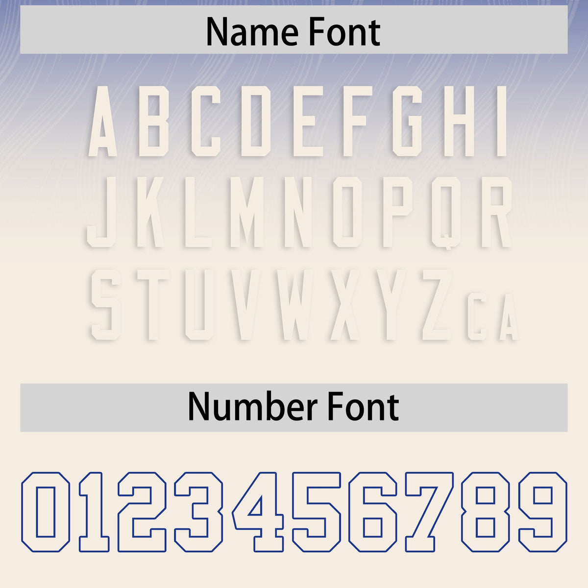 Custom Royal and Cream Customize Flag Football Jersey-7v7 Football Uniforms | KXKSHOP