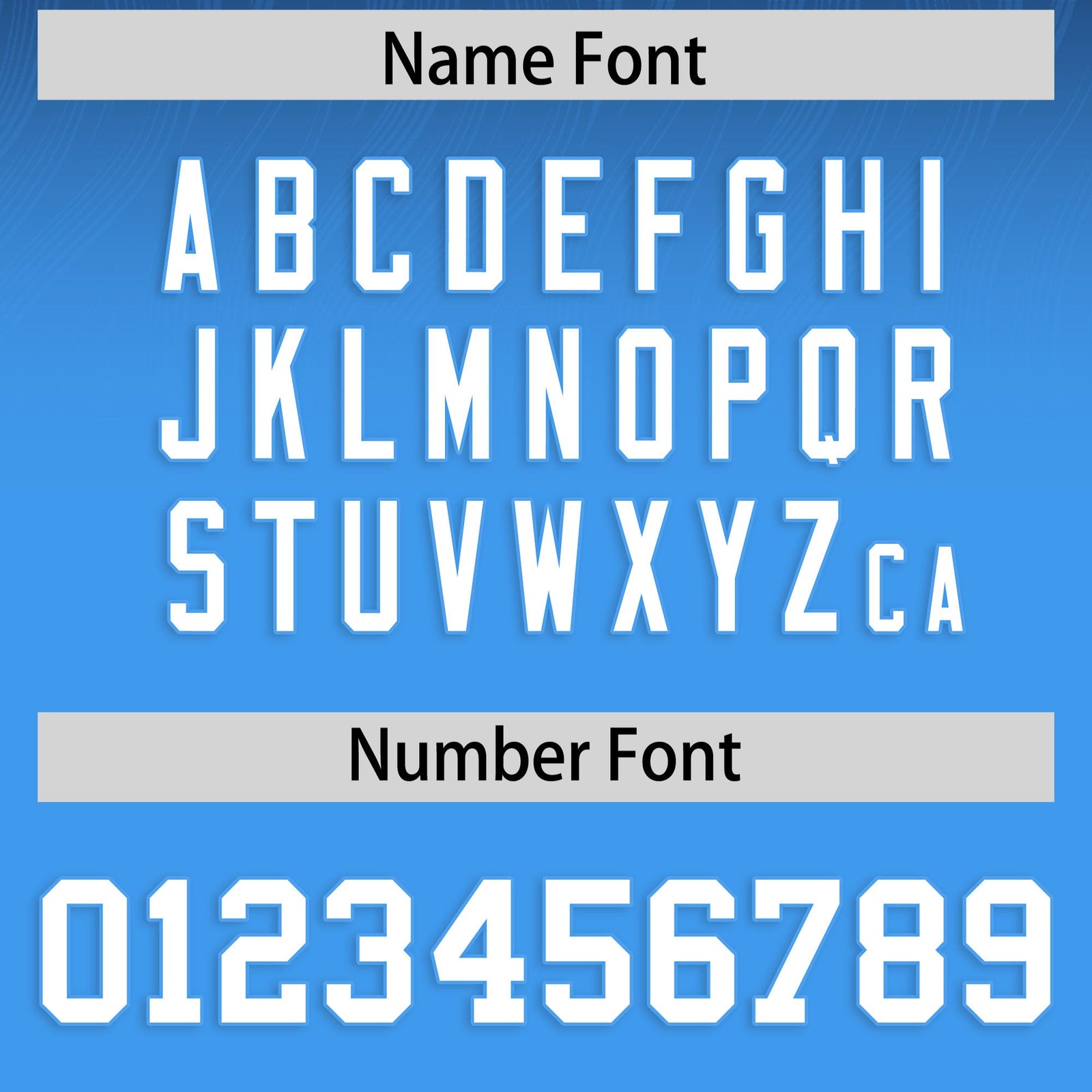 Custom Navy and Powder Blue Customize Flag Football Jersey-7v7 Football Uniforms | KXKSHOP