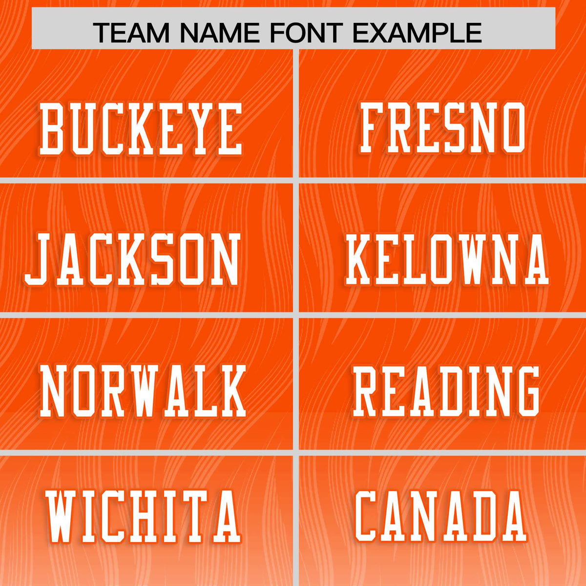 Custom Orange and White Customize Flag Football Jersey-7v7 Football Uniforms | KXKSHOP